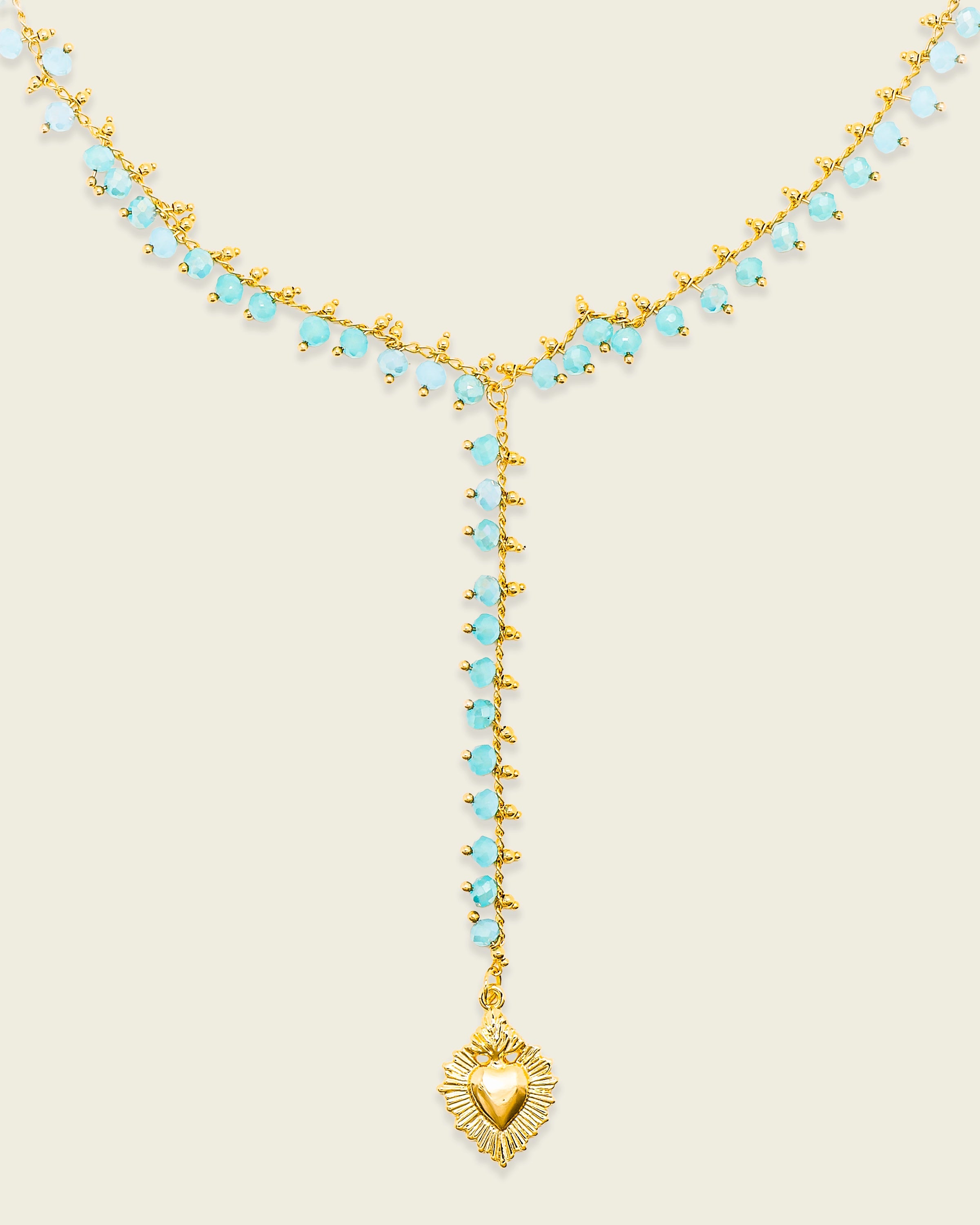 Santa Cristol Rosary Necklace HSF 0178