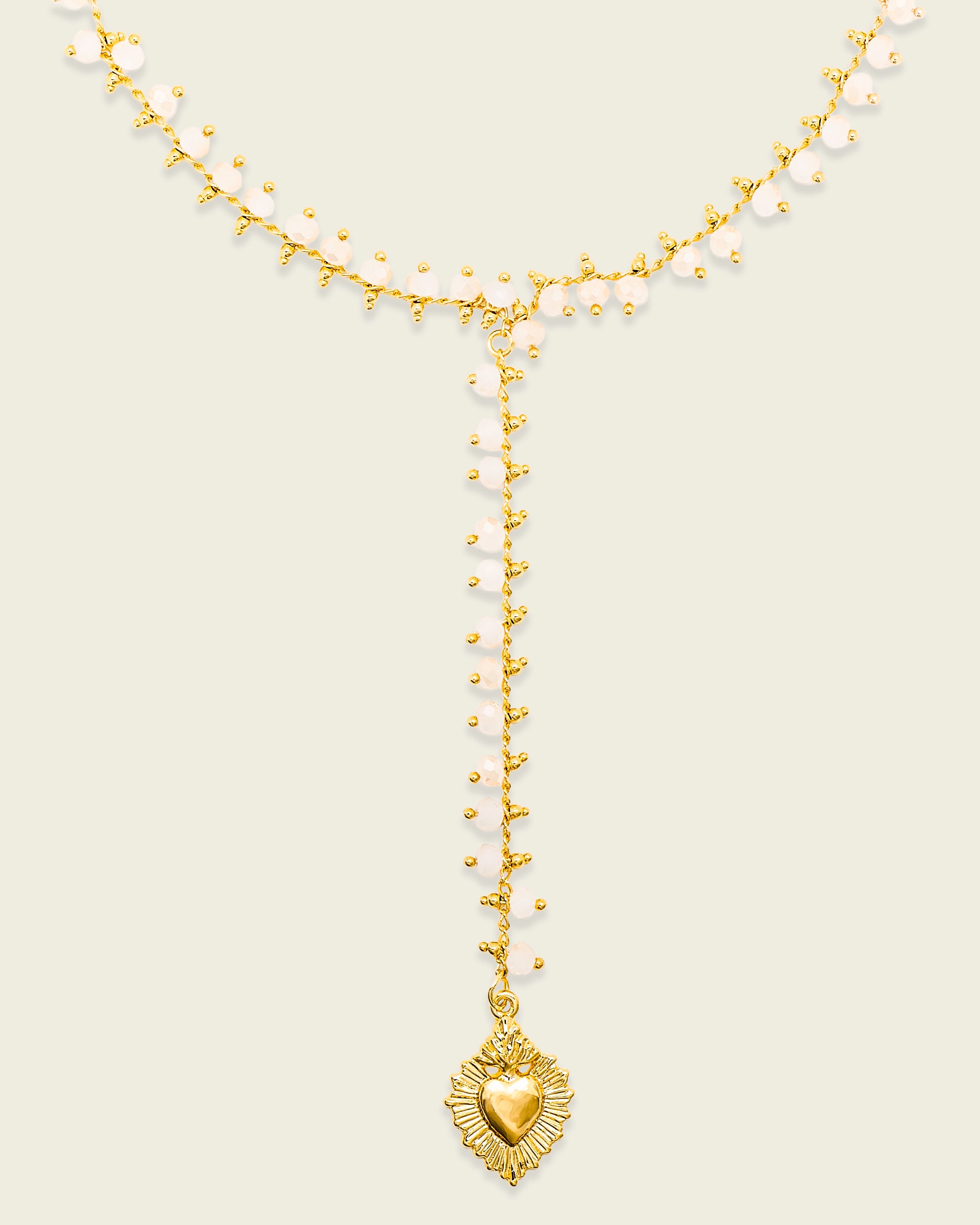Santa Cristol Rosary Necklace HSF 0179
