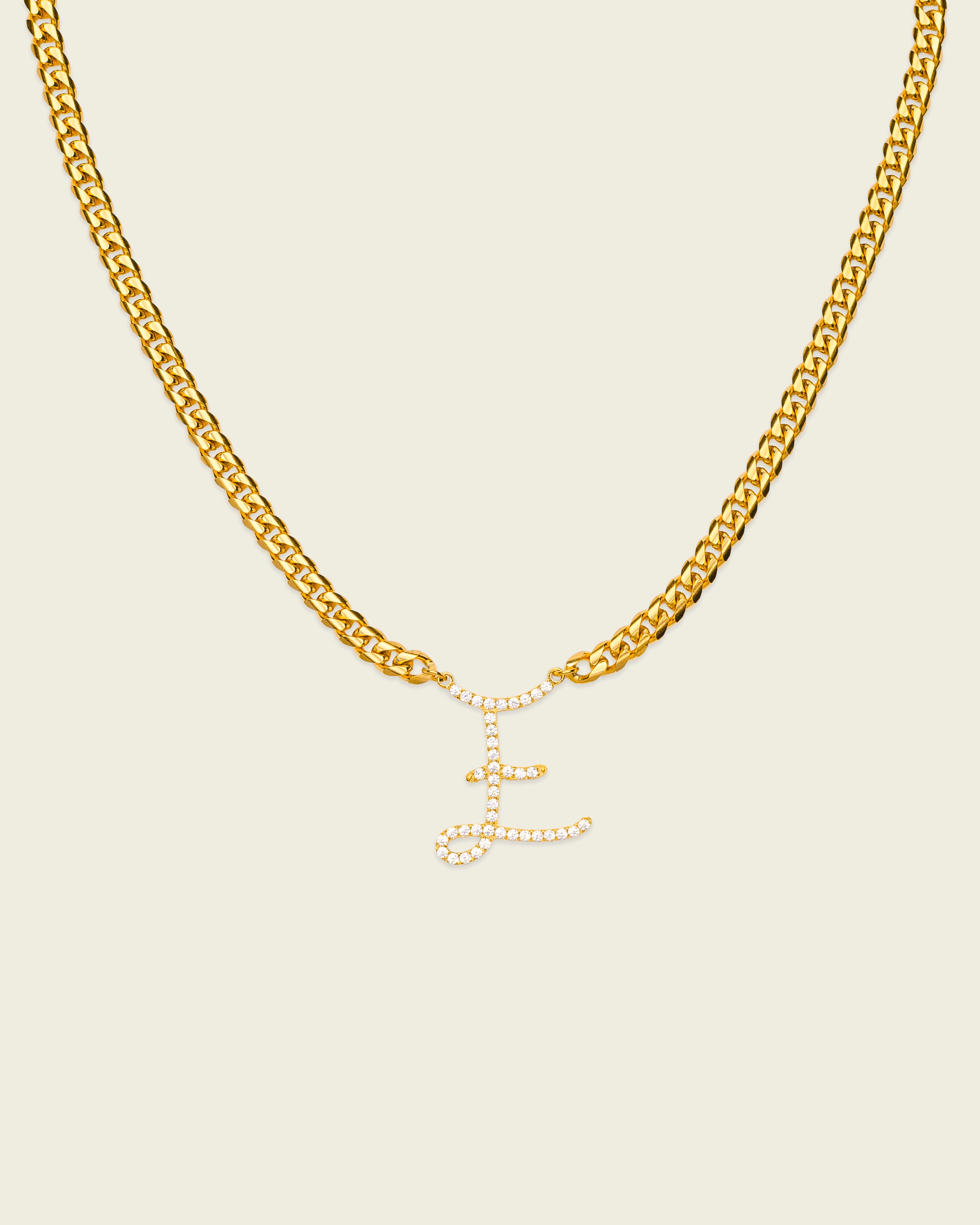 Santa Initial Necklace – WP