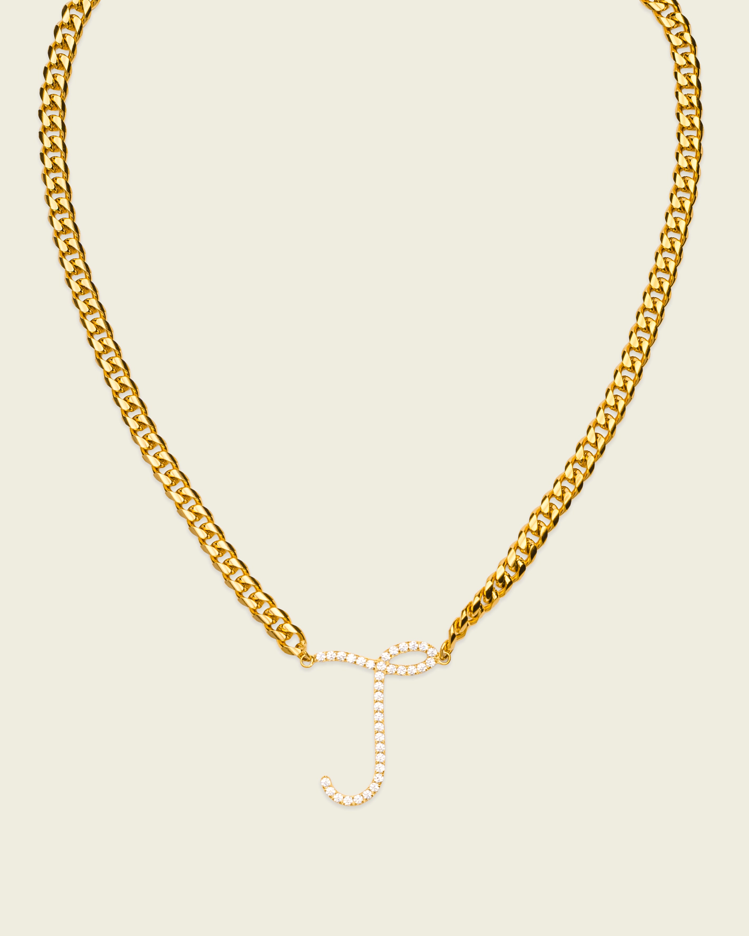 Santa Initial Necklace – WP