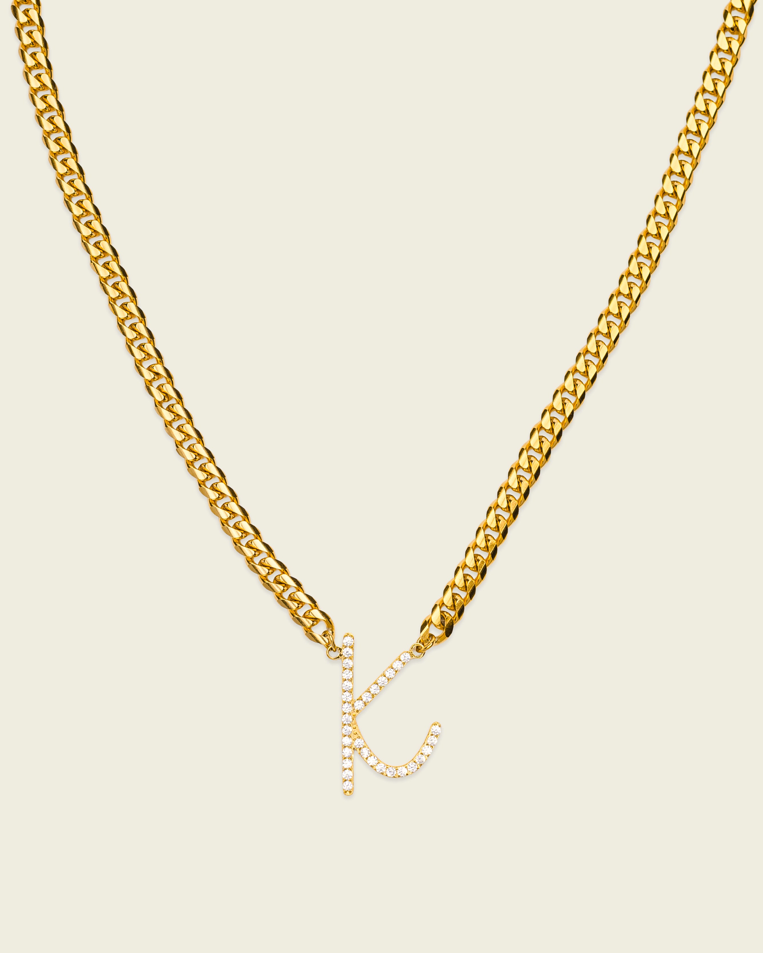 Santa Initial Necklace – WP