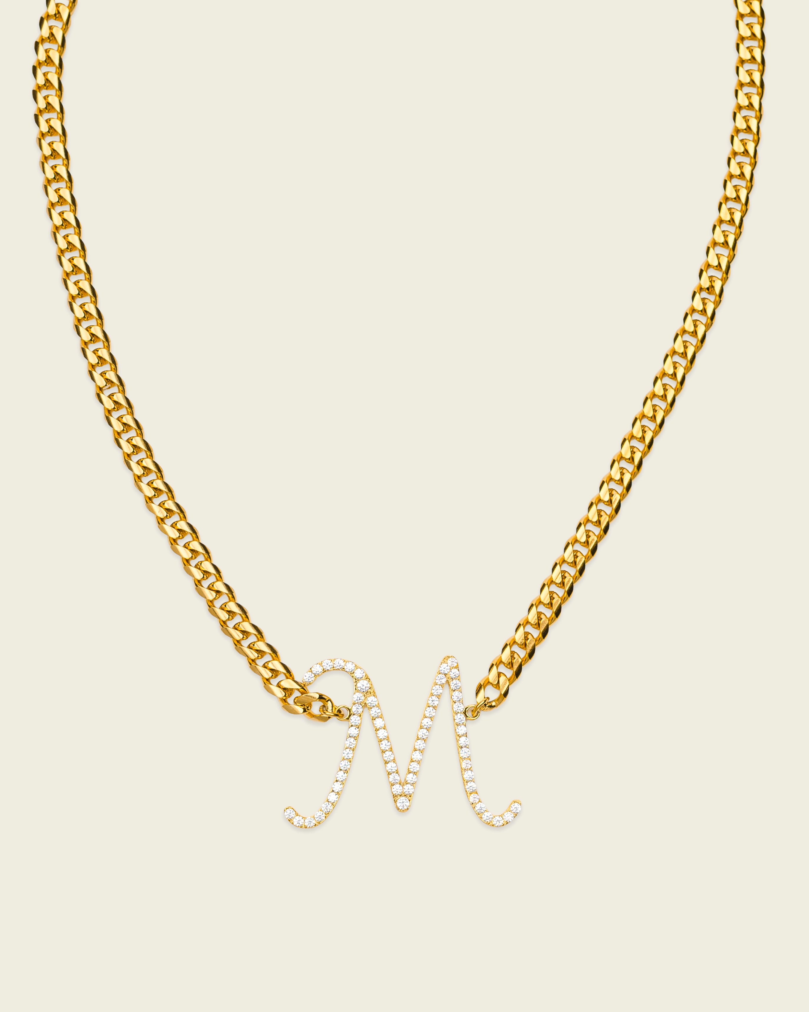 Santa Initial Necklace – WP