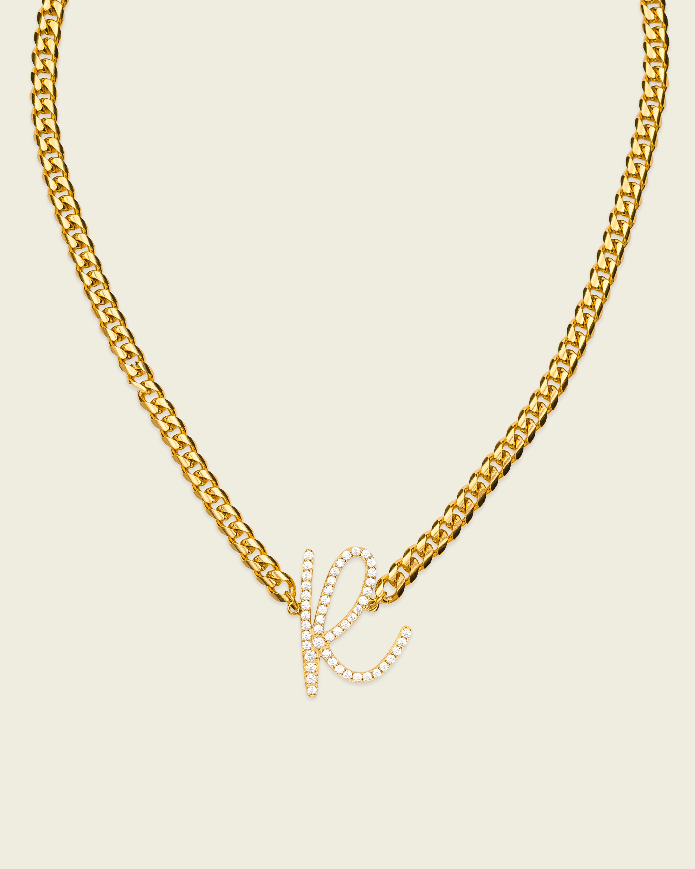 Santa Initial Necklace – WP