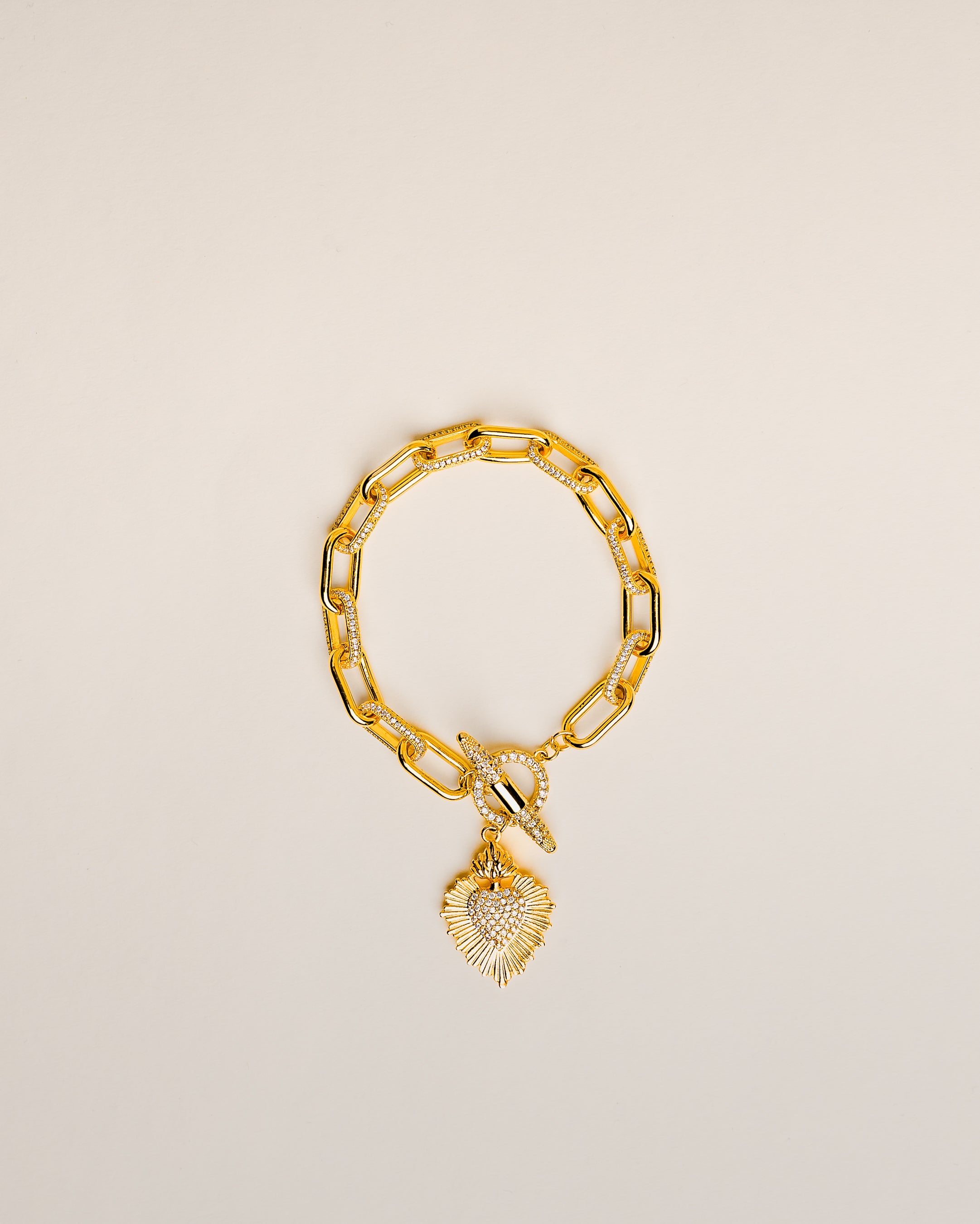 Santa Diamante Corazon Bracelet