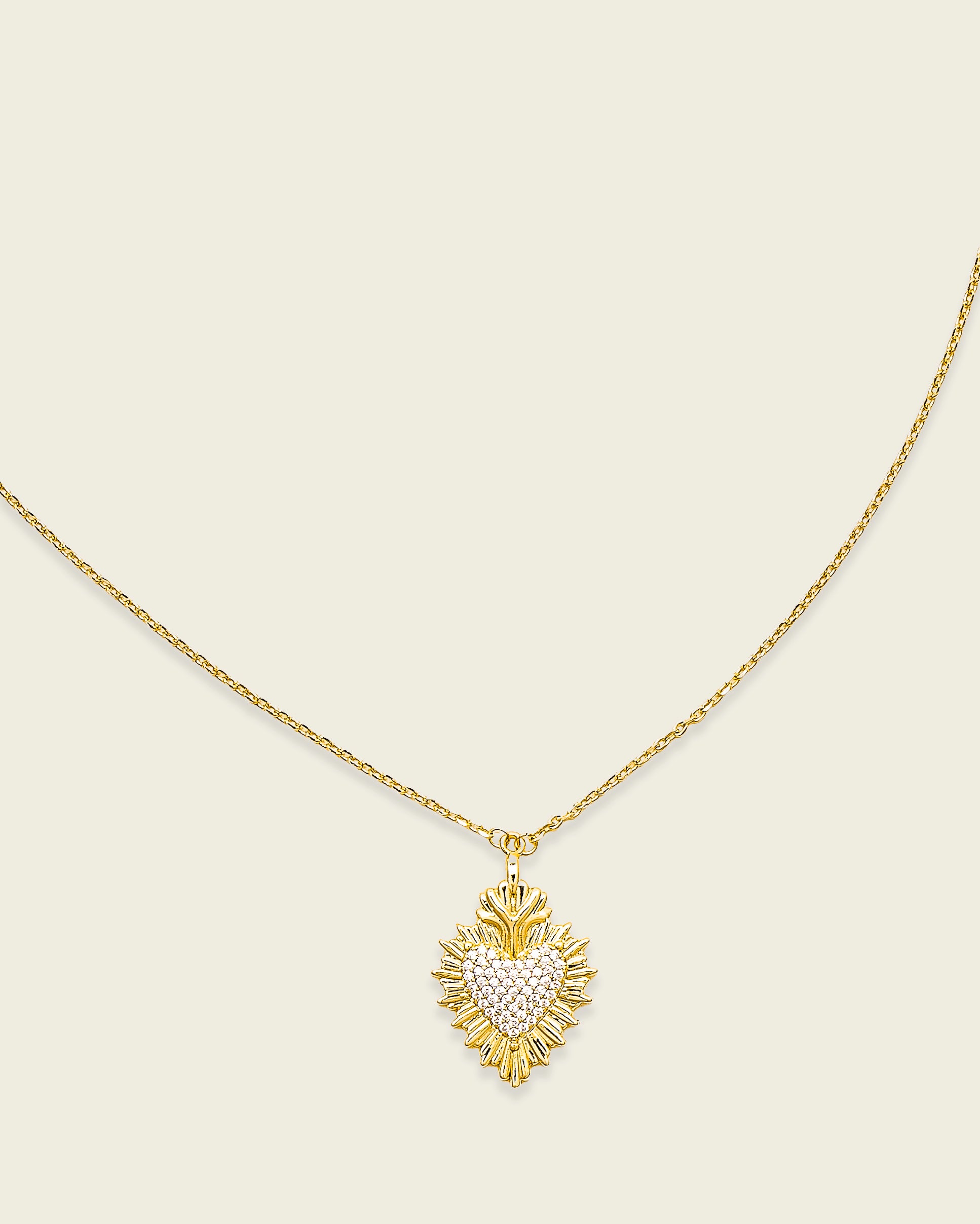 Corazón Diamante Solo Necklace – WP