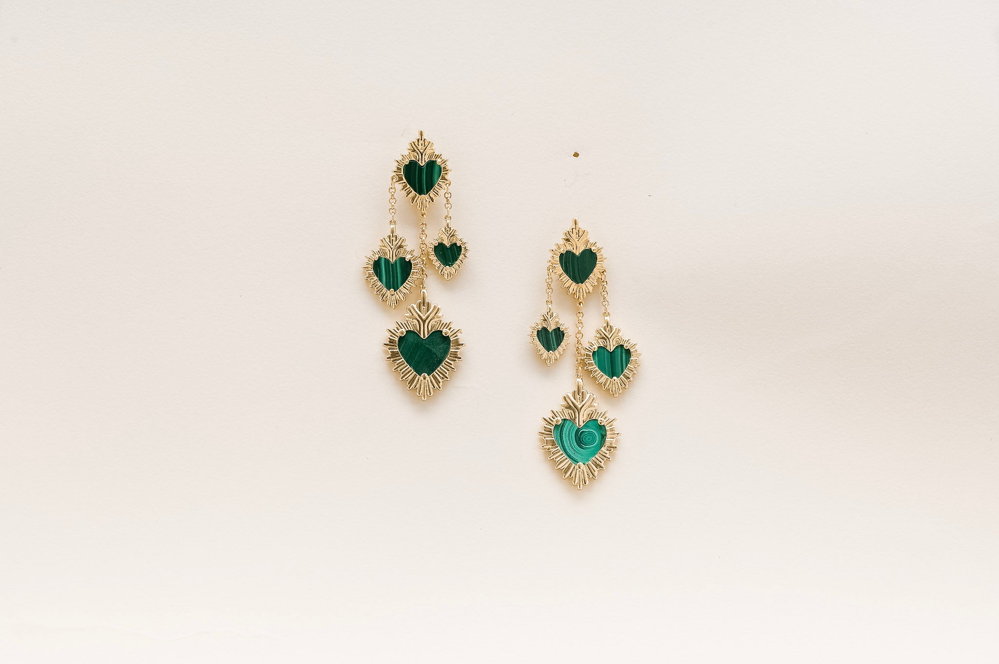 El Corazón Chandelier Earrings