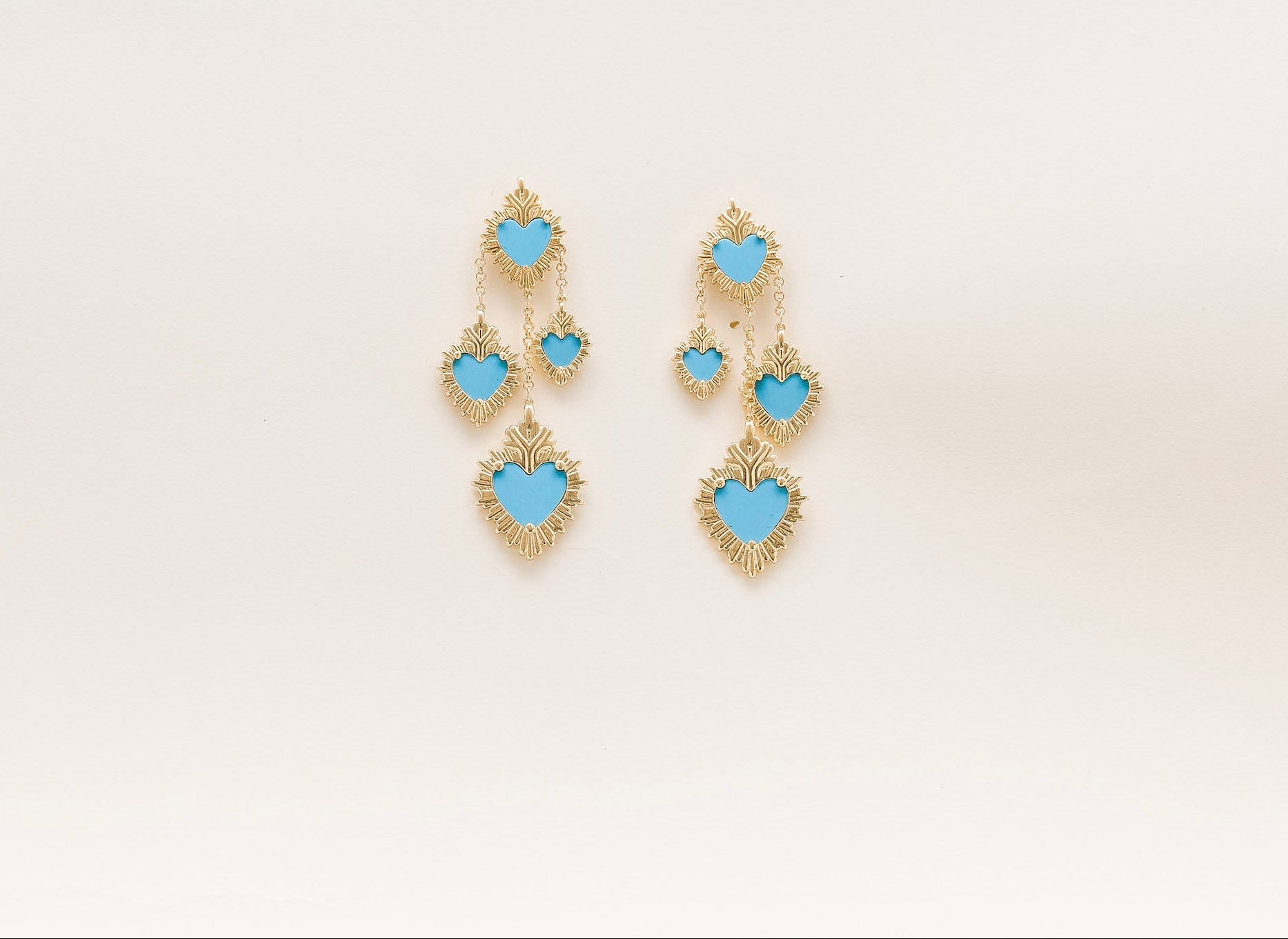 Corazón Chandelier Earrings