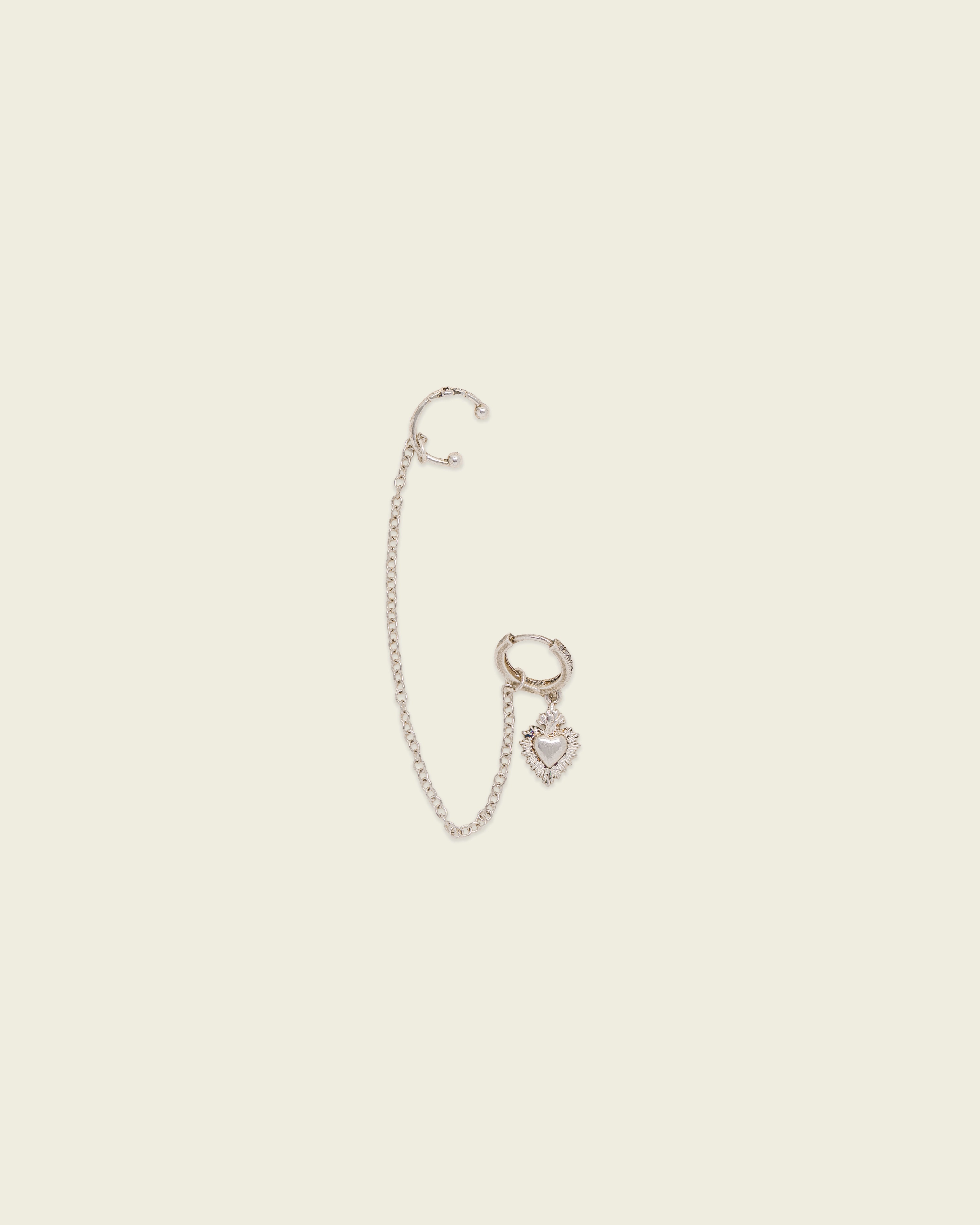 La Reina Hoop & Cuff Earring