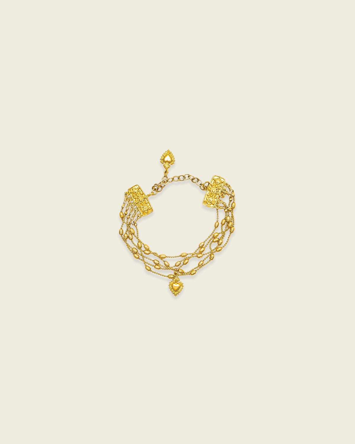 Santa Rosario Layered Bracelet