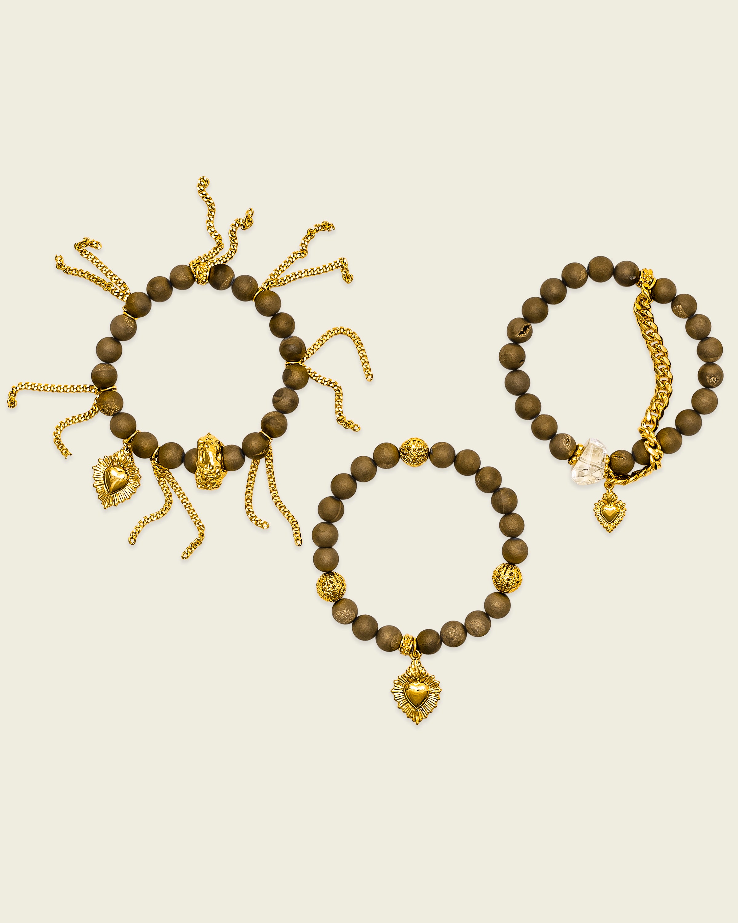 La Reina Druzy Bracelet (Set of 3)