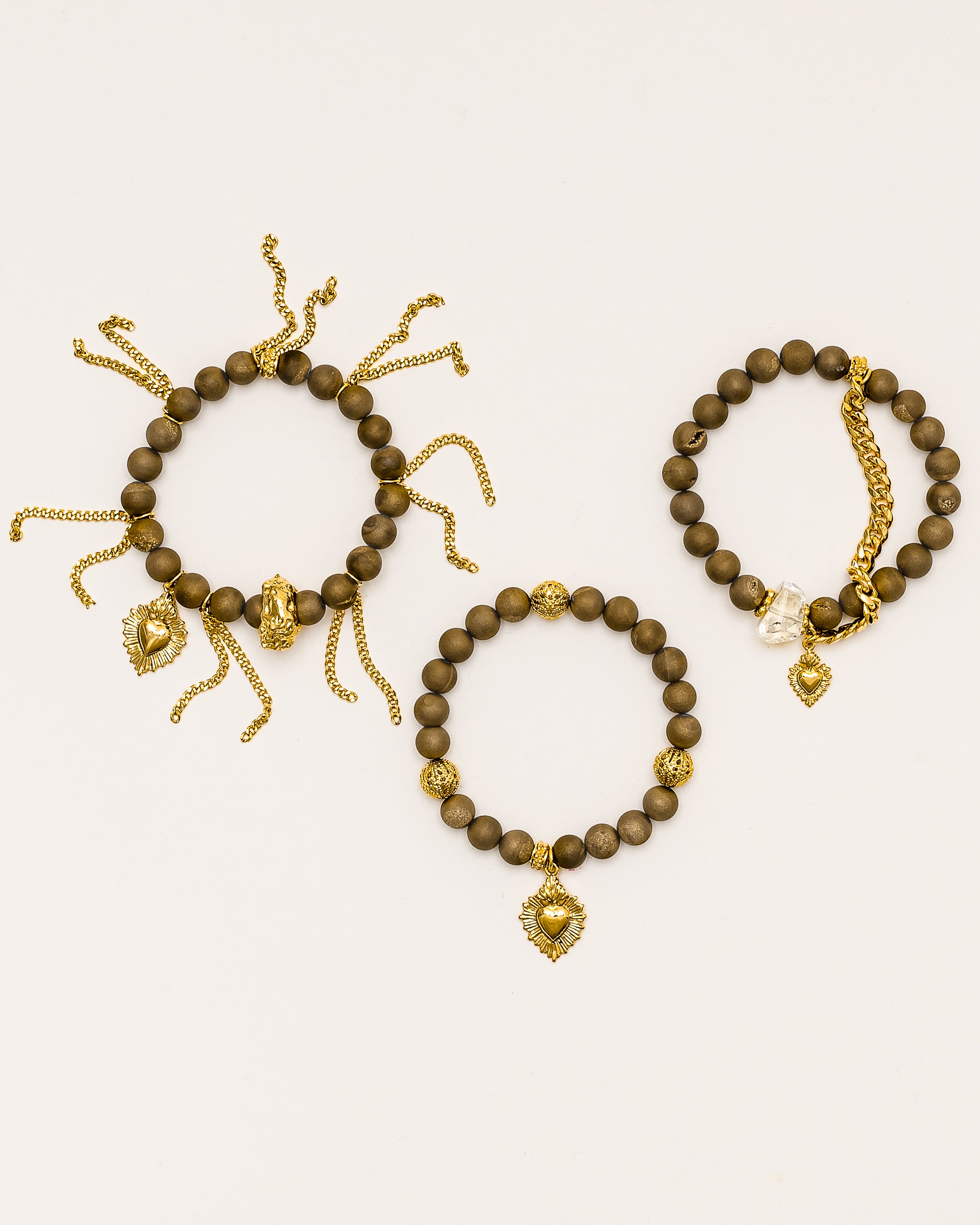 La Reina Druzy Bracelet (Set of 3)