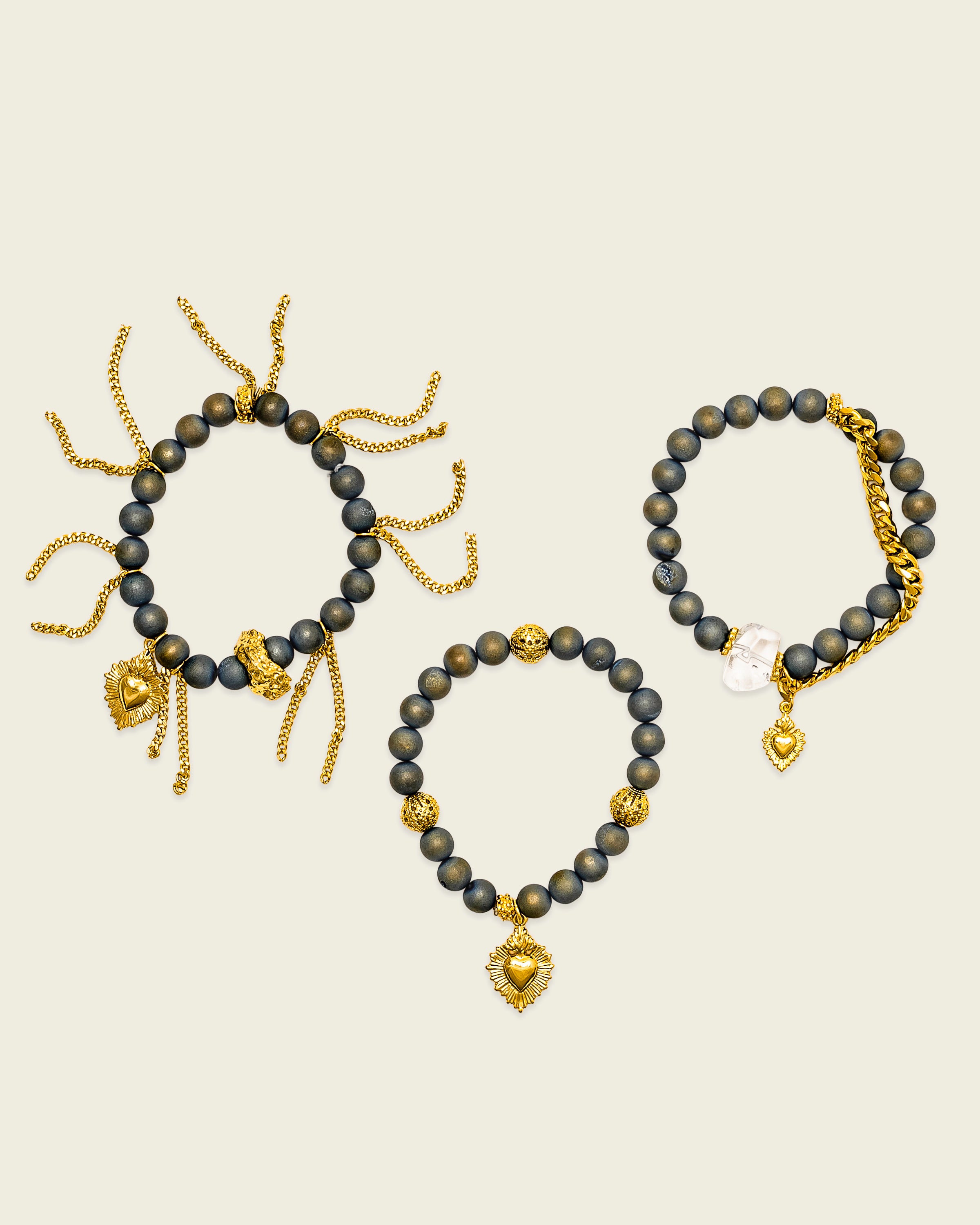 La Reina Druzy Bracelet (Set of 3)