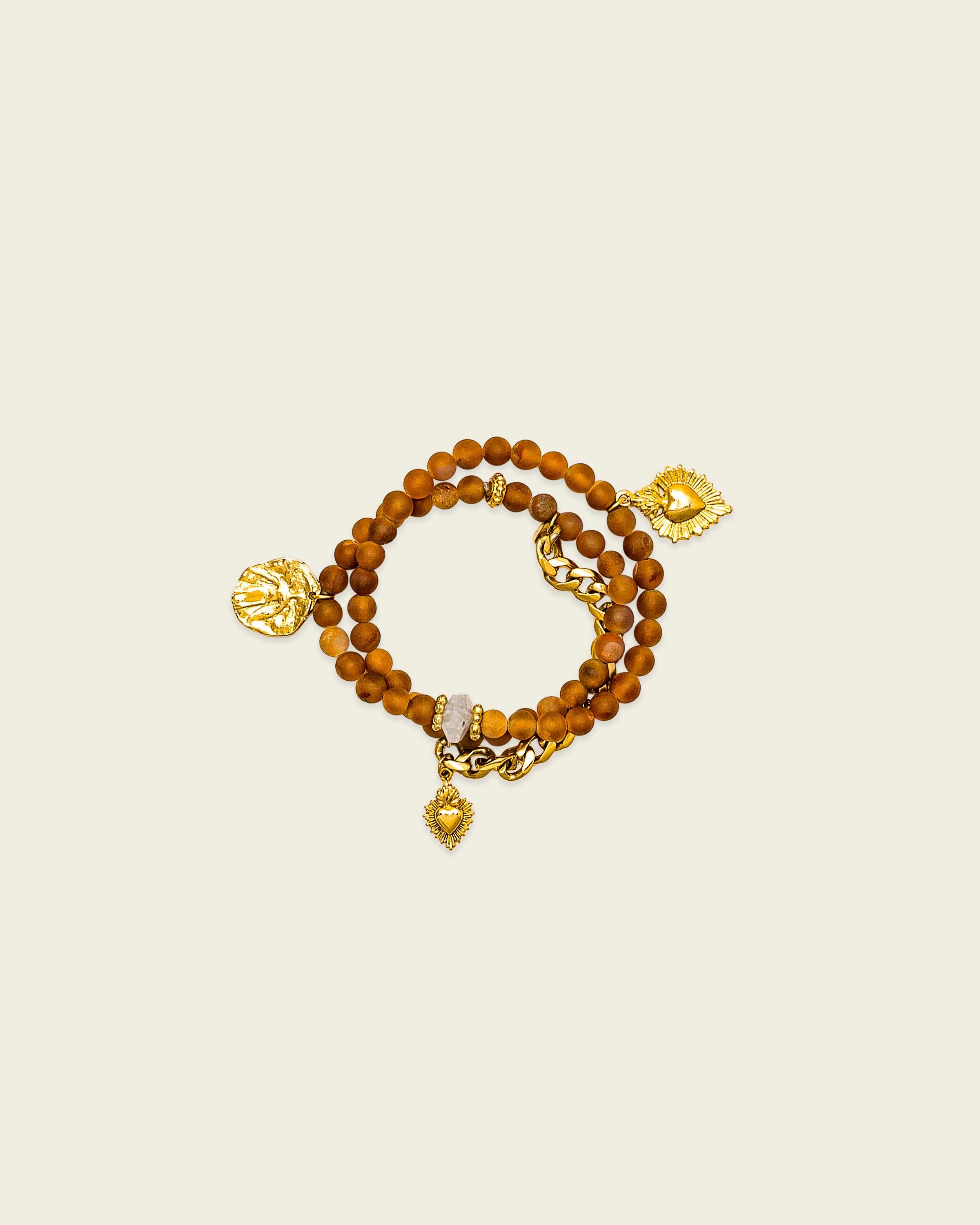 Druzy Agate Wrap Bracelet