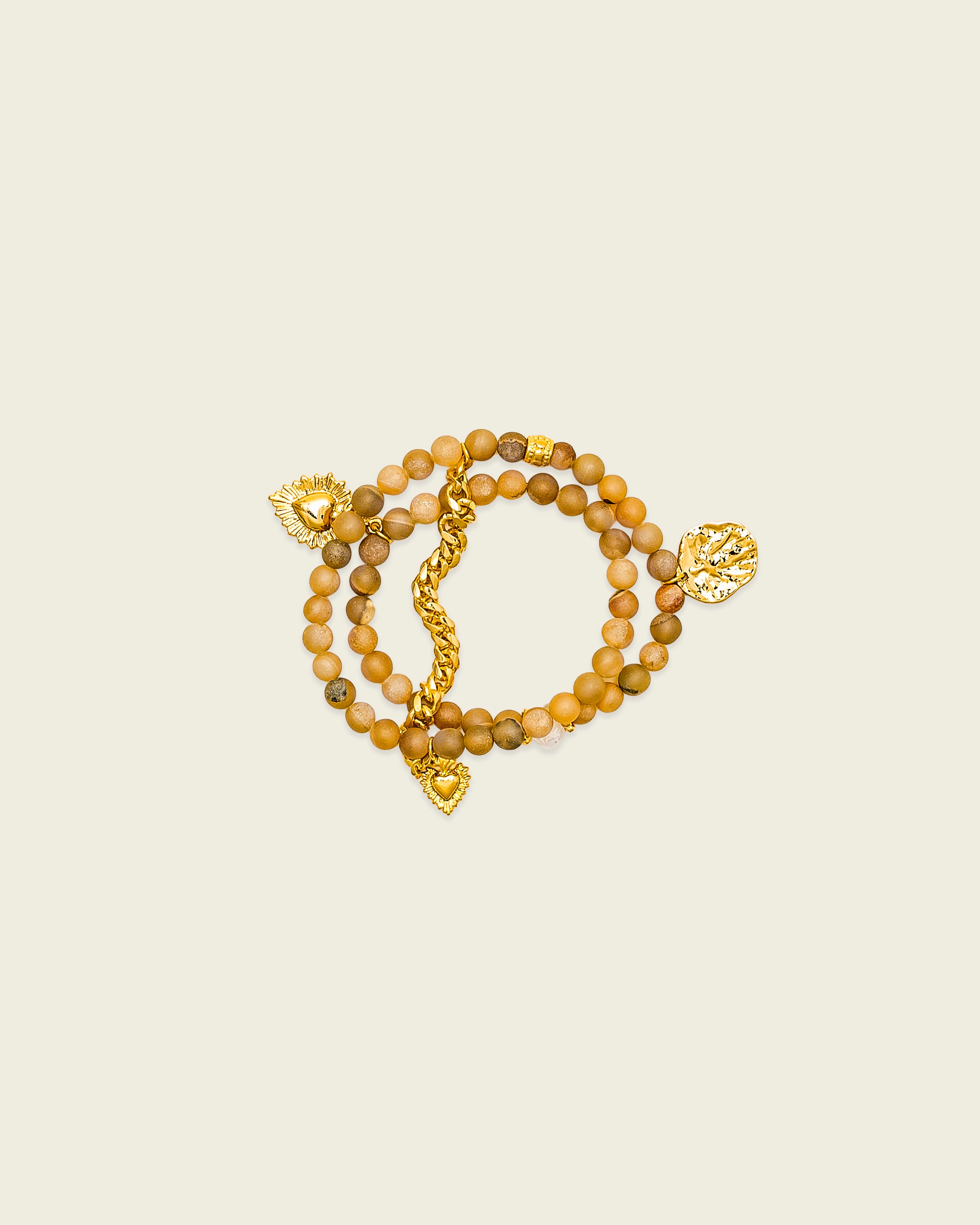 Druzy Agate Wrap Bracelet