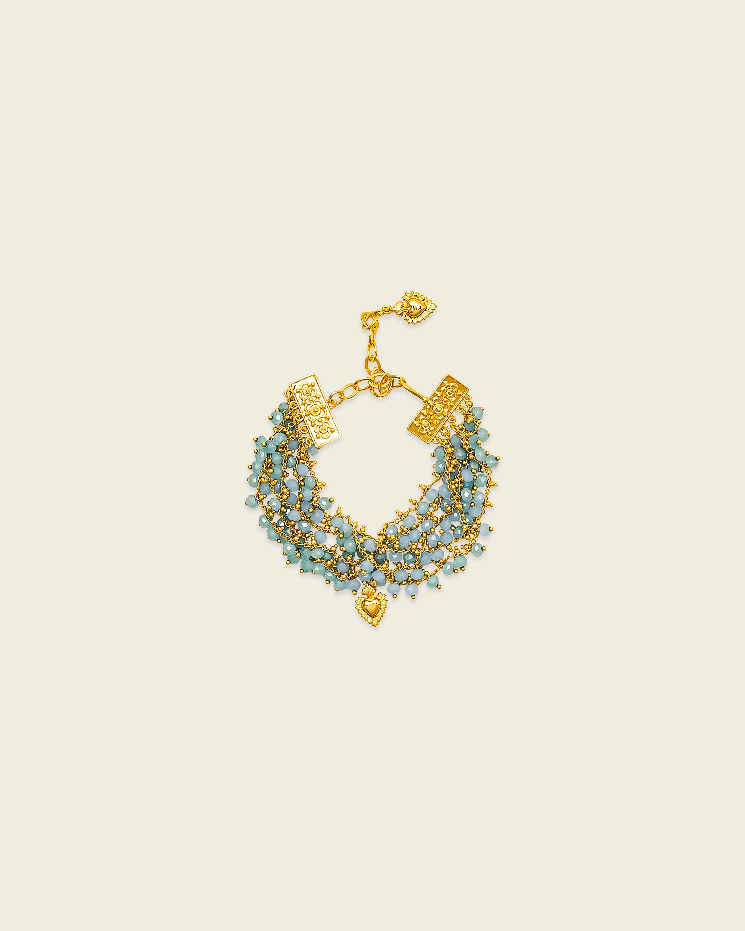 La Reina Crystal Layered Bracelet