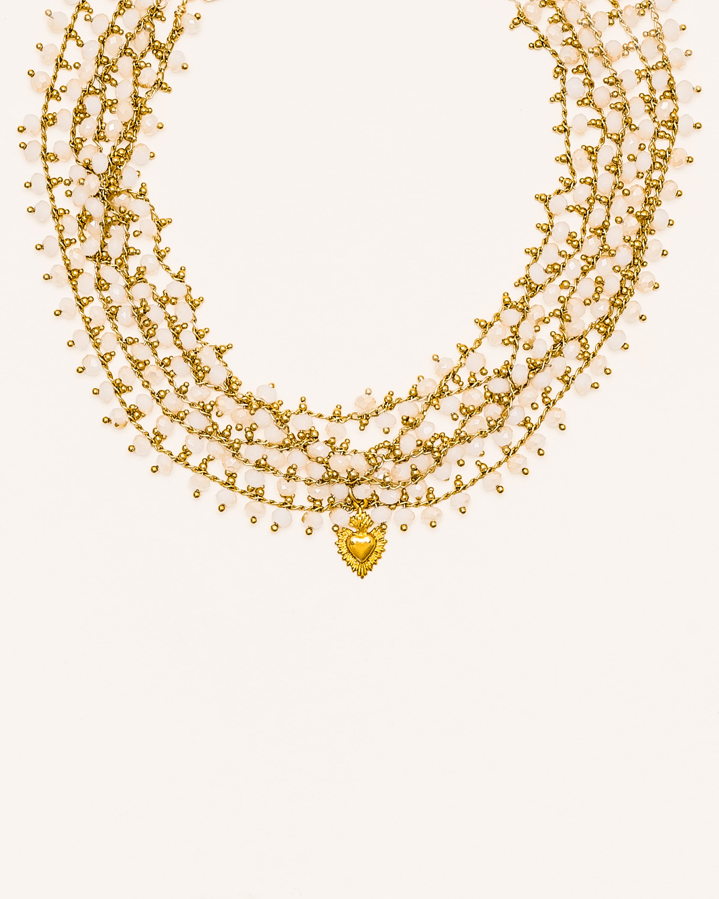 Santa Cristol Layered Necklace