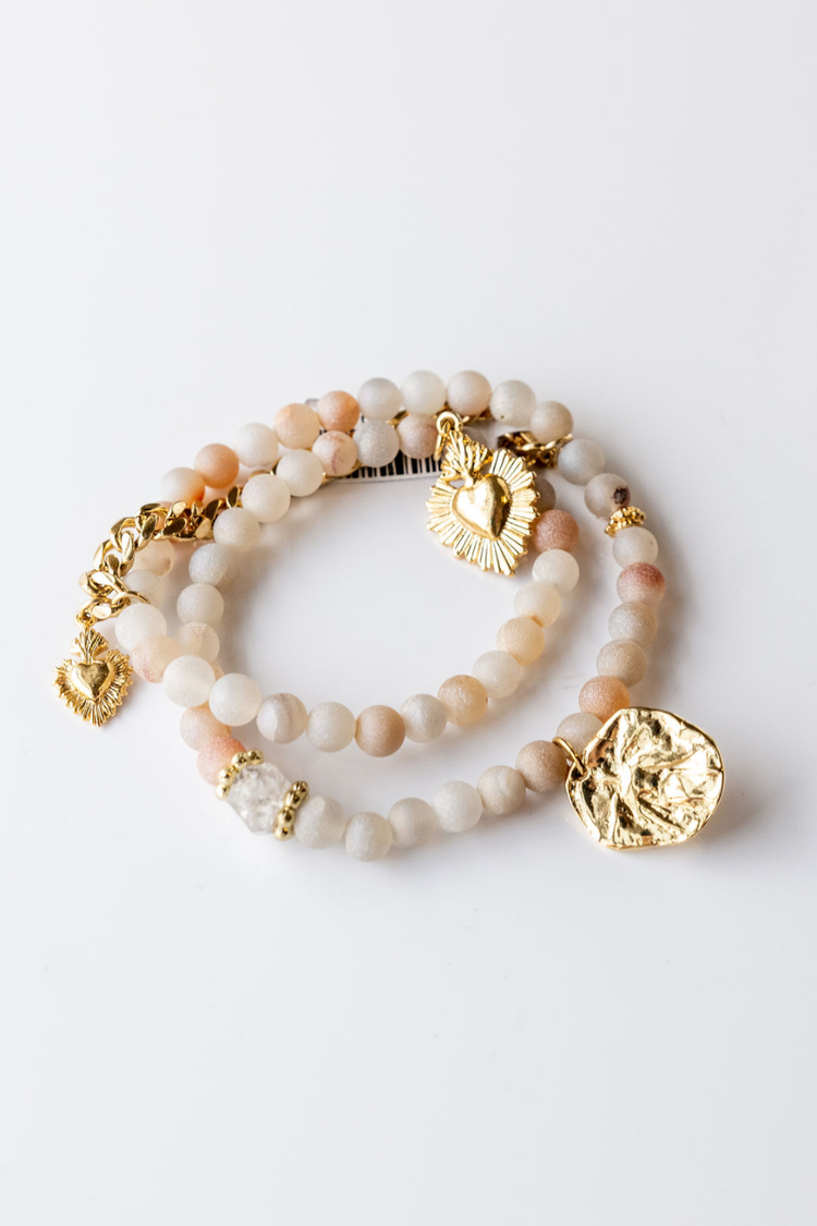 Druzy Agate Wrap Bracelet