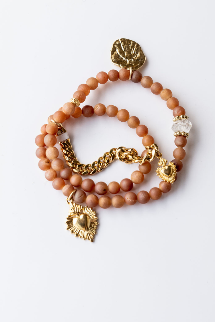 Druzy Agate Wrap Bracelet