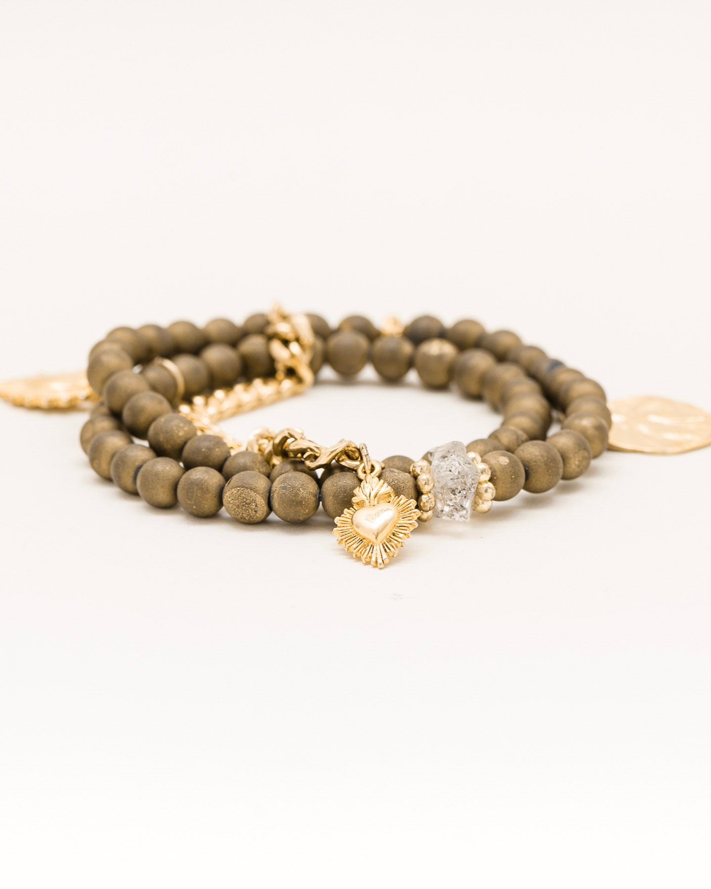 Druzy Agate Wrap Bracelet