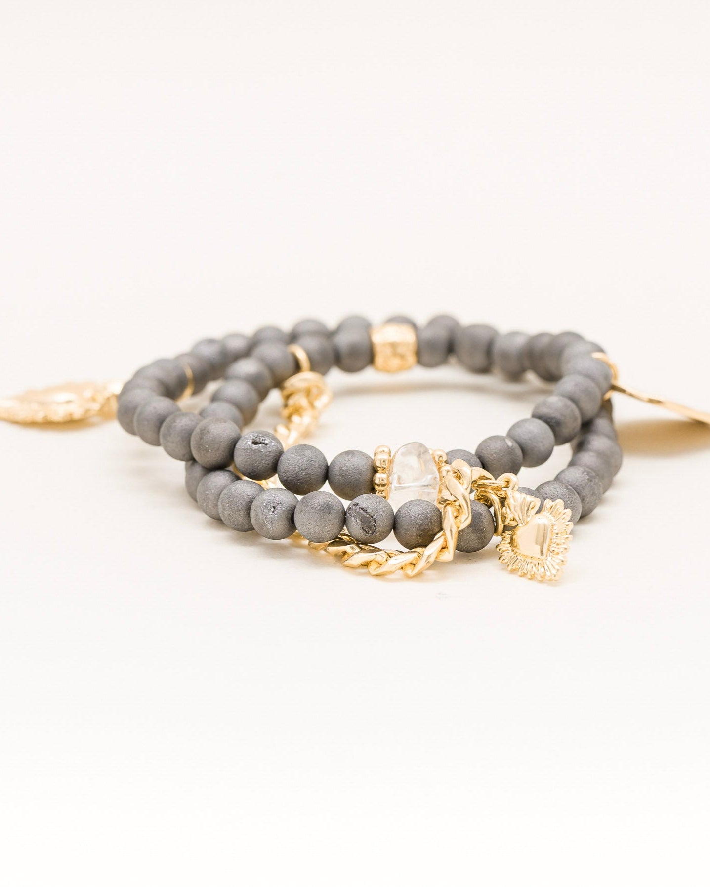 Druzy Agate Wrap Bracelet