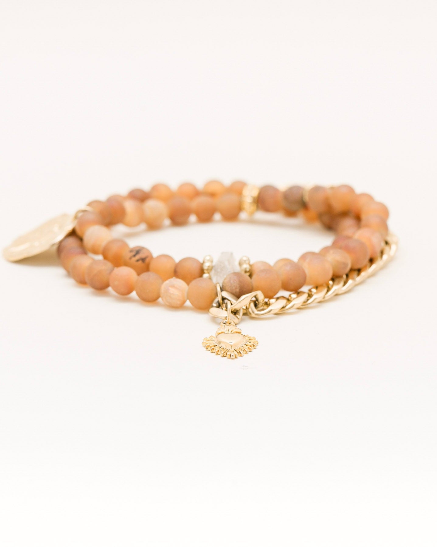 Druzy Agate Wrap Bracelet