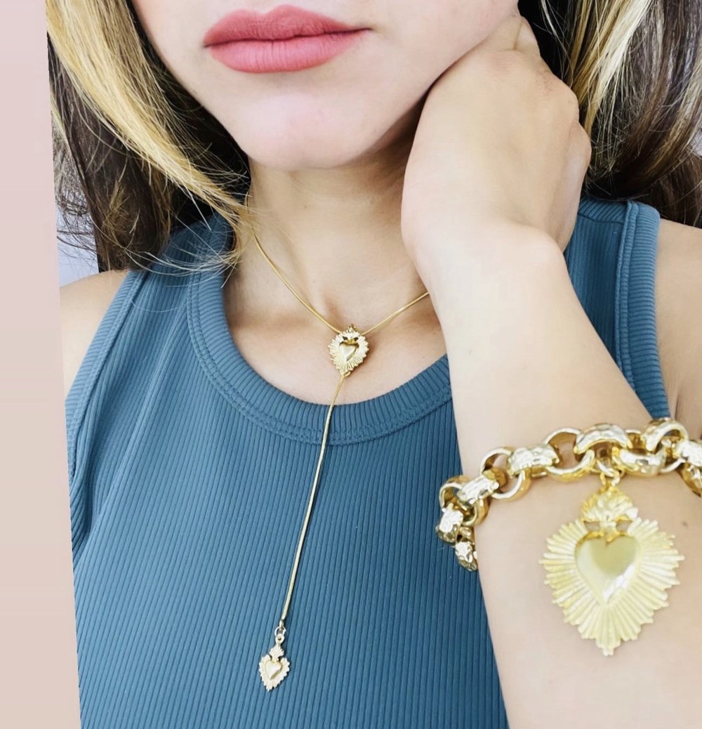 La Reina De Corazon Necklace