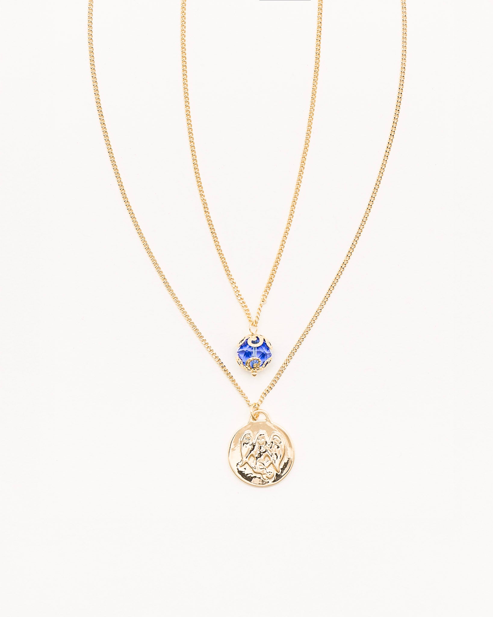 La Reina Double Zodiac Necklace