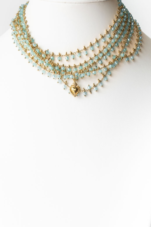 Santa Cristol Layered Necklace