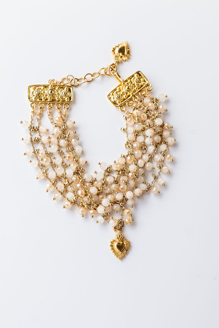 Santa Cristol Layered Bracelet