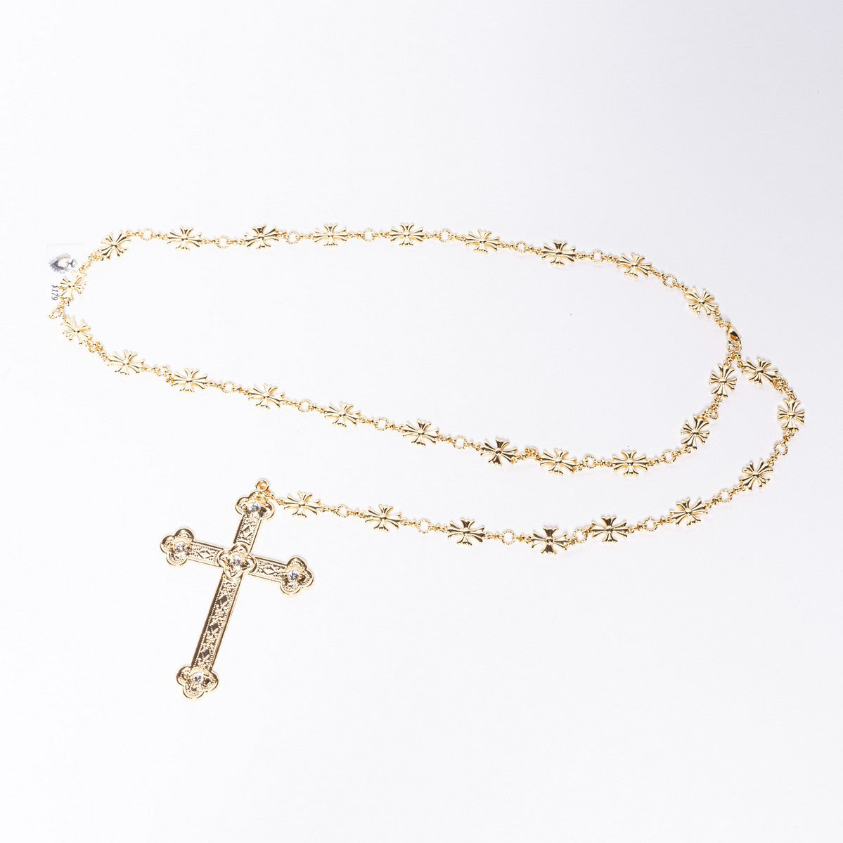 Santa Emilie Long Cross Necklace