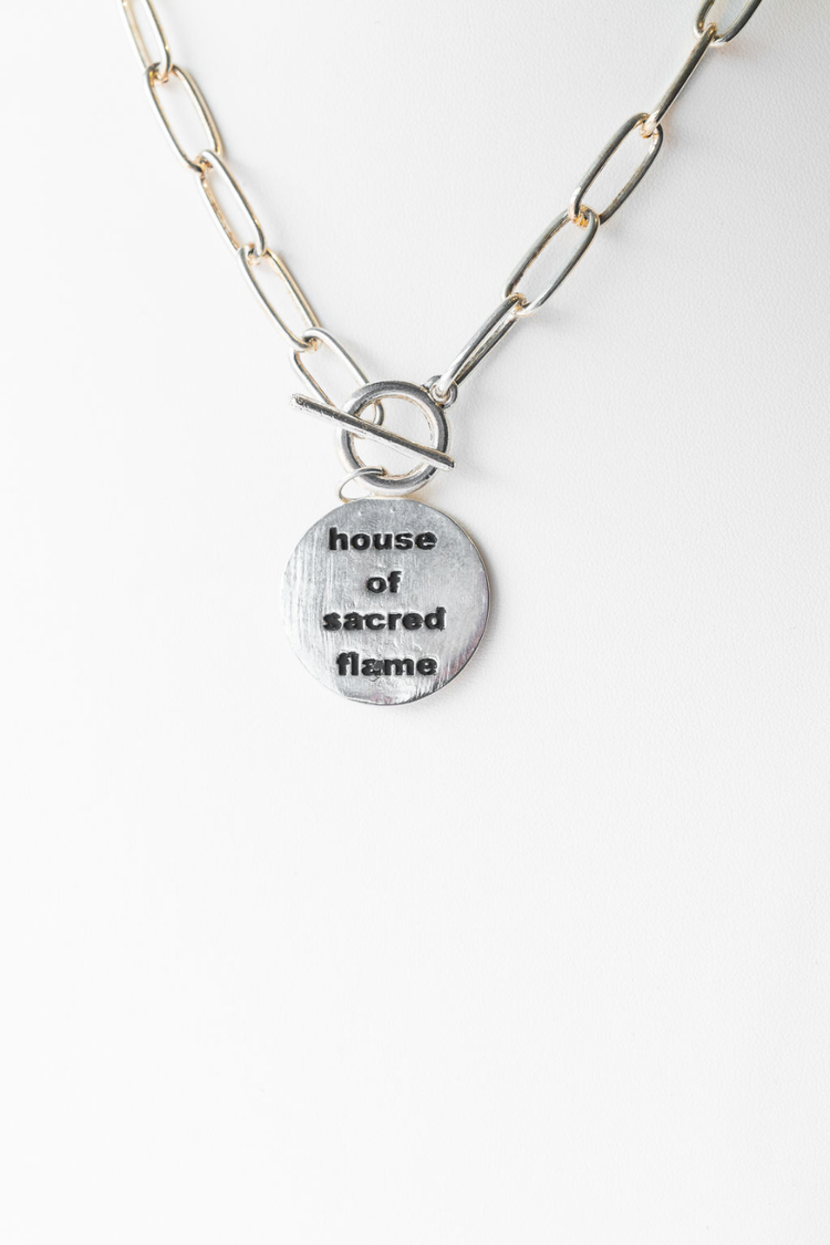 Santa HOSF Round Necklace