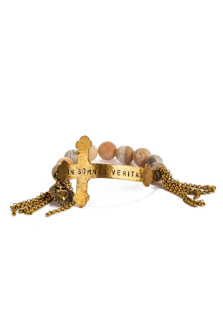 Santo David Druzy Agate Bracelet