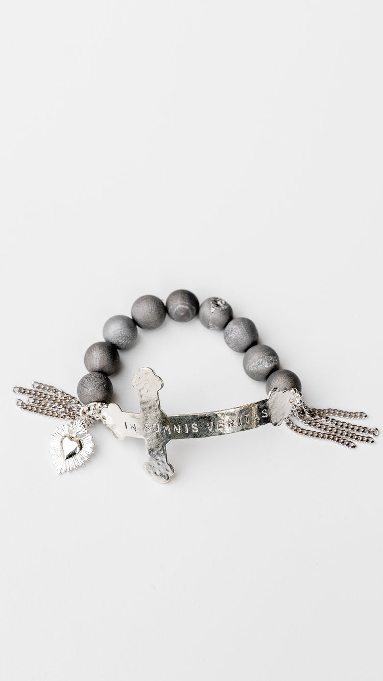 Santo David Druzy Agate Bracelet