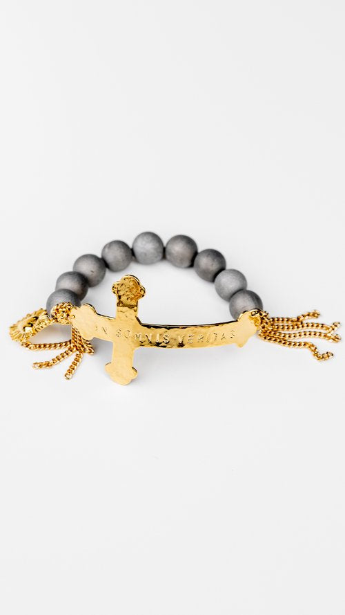 Santo David Druzy Agate Bracelet