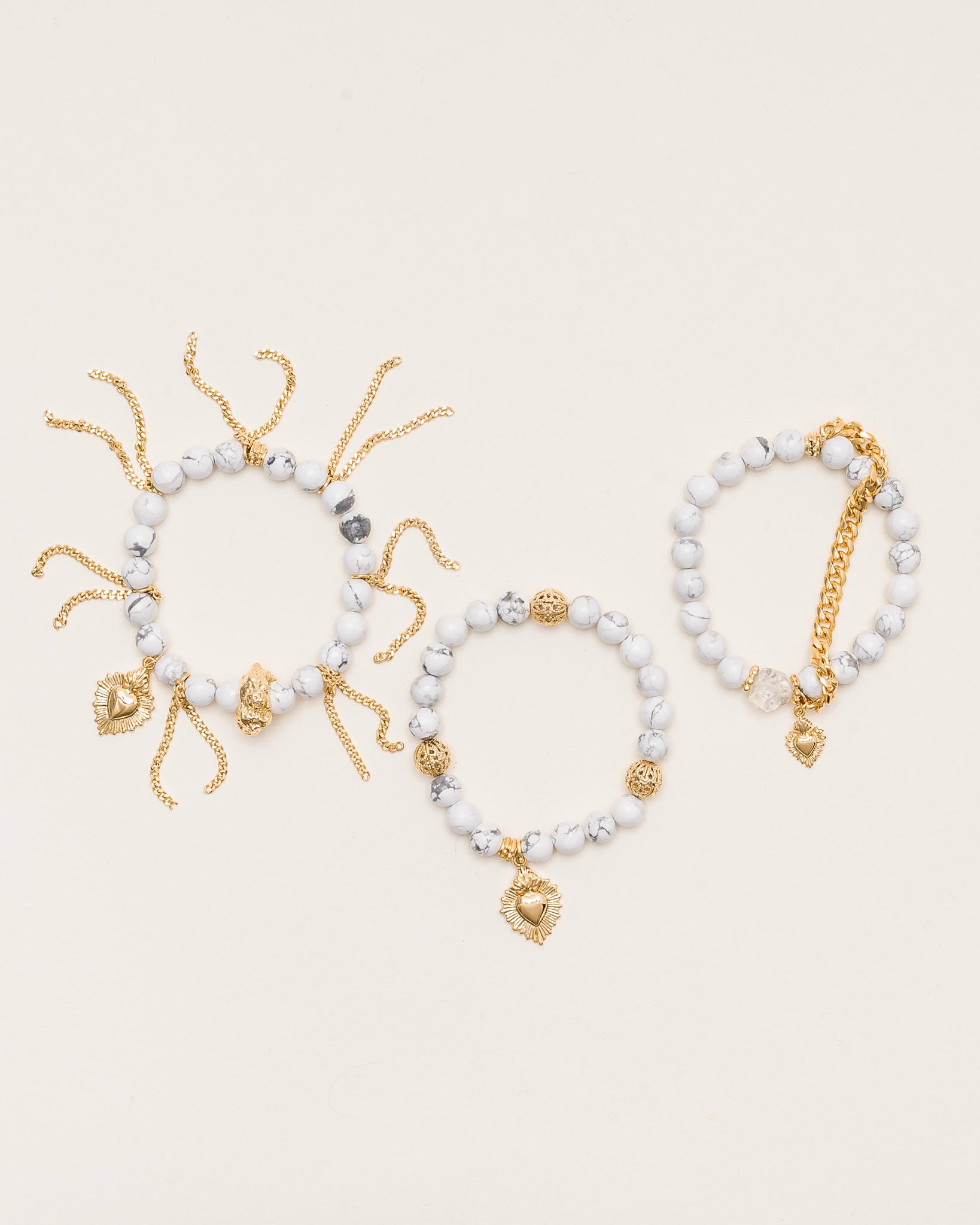 La Reina Bracelet (Set of 3) - Classic Stones