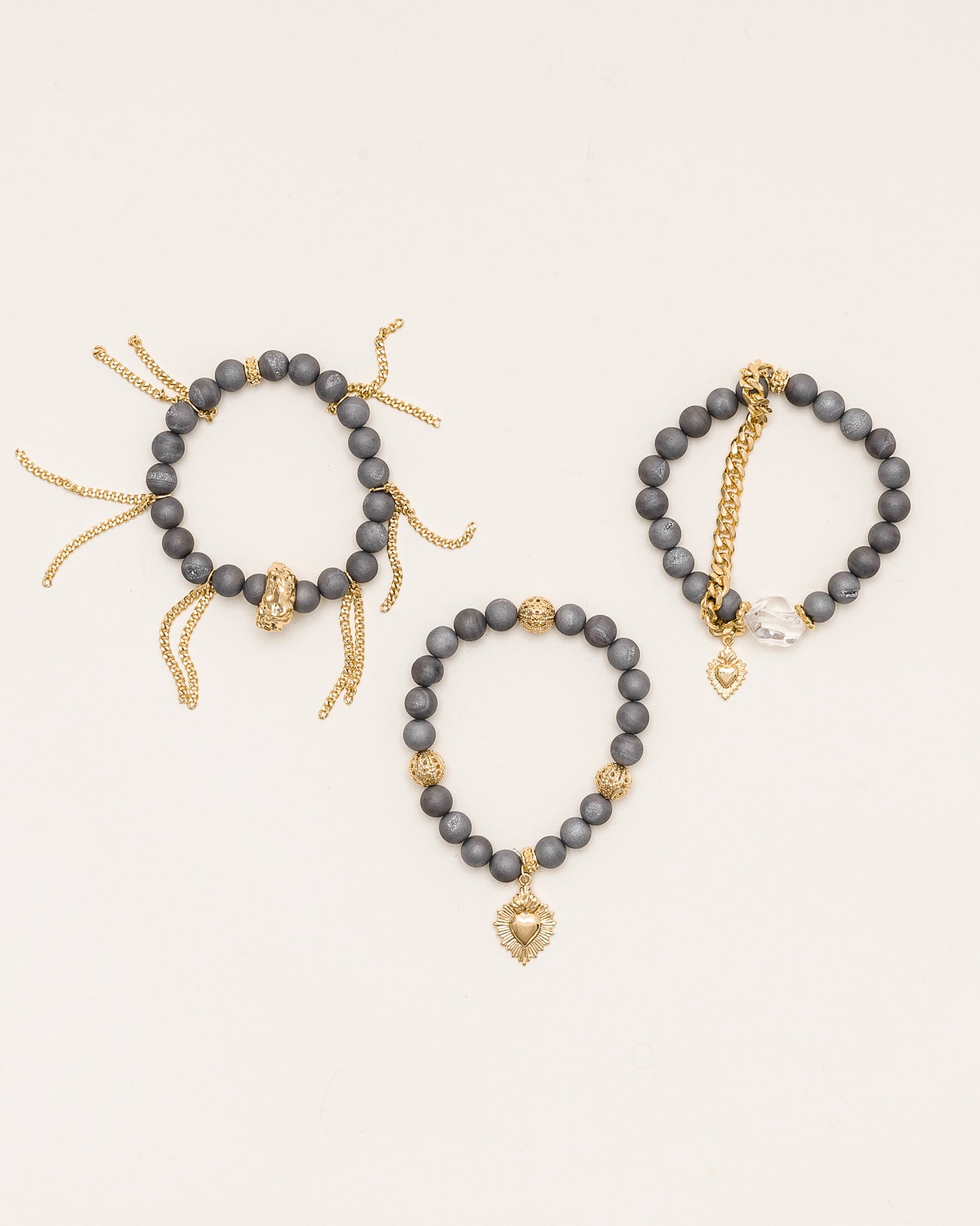 La Reina Druzy Bracelet (Set of 3)