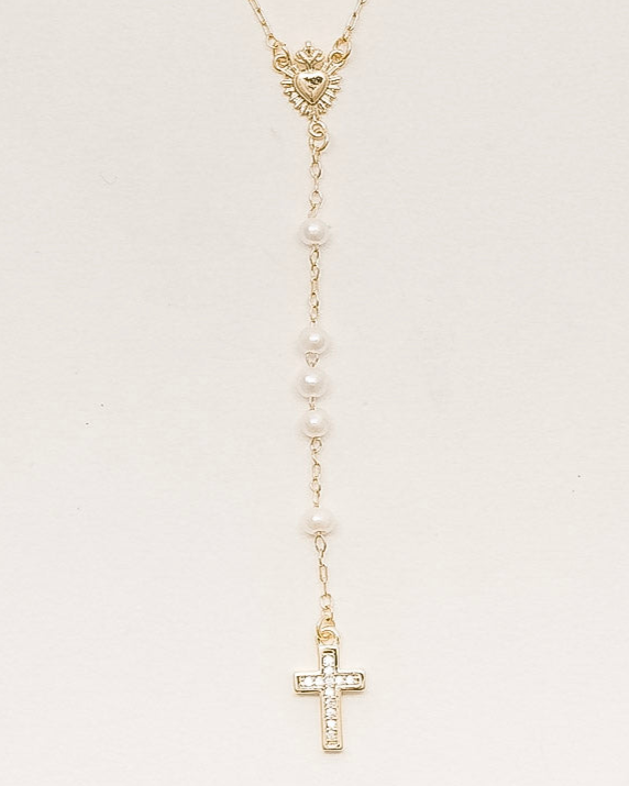 Santa Alexandra Pearl Baby Rosary