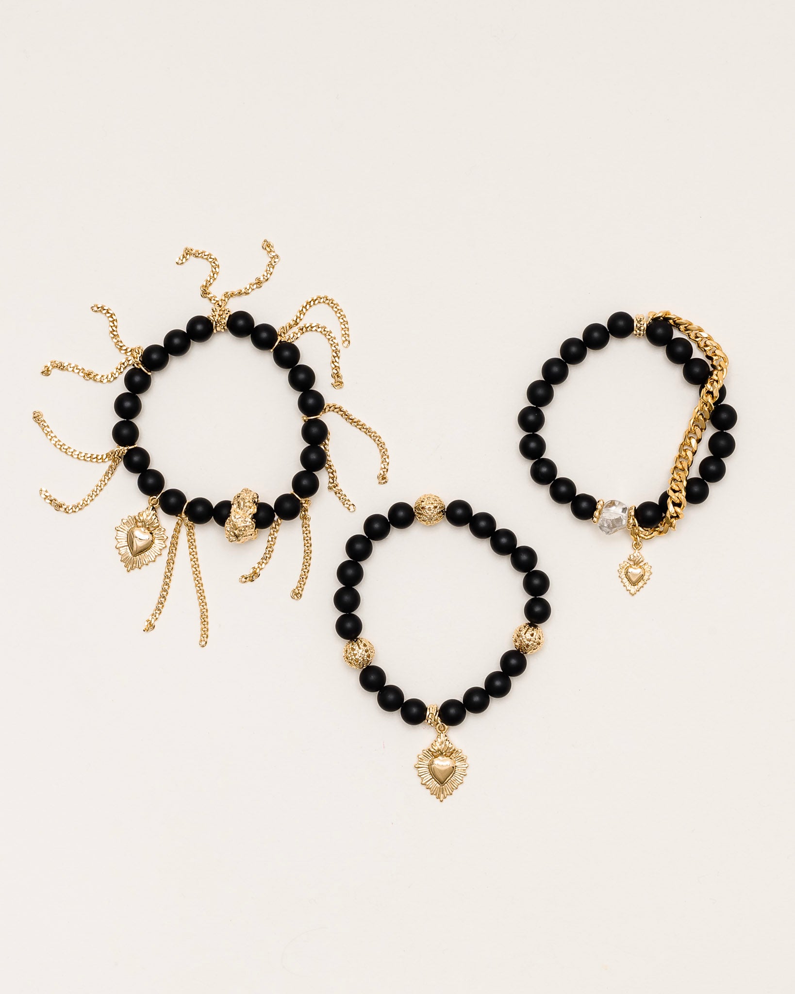 La Reina Bracelet (Set of 3) - Classic Stones