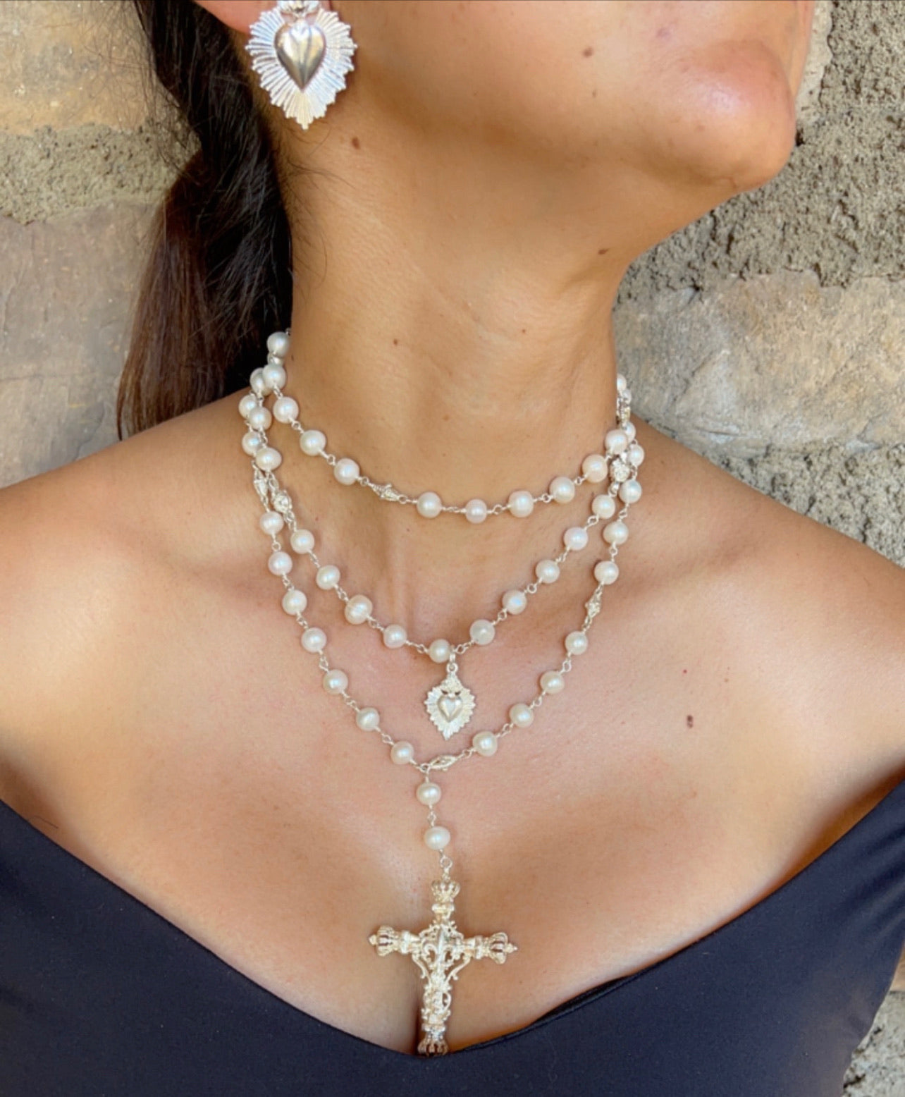 Santa Lucia Pearl Necklace