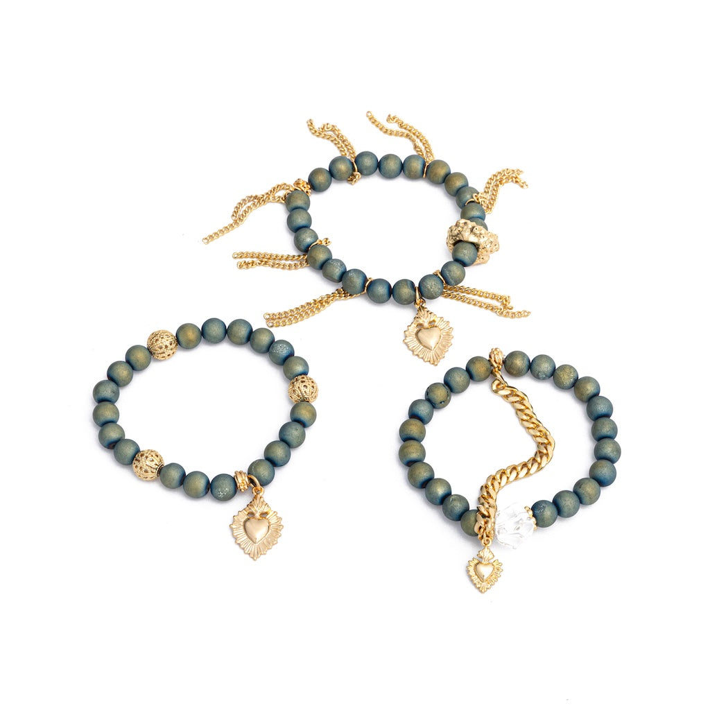 La Reina Druzy Bracelet (Set of 3)