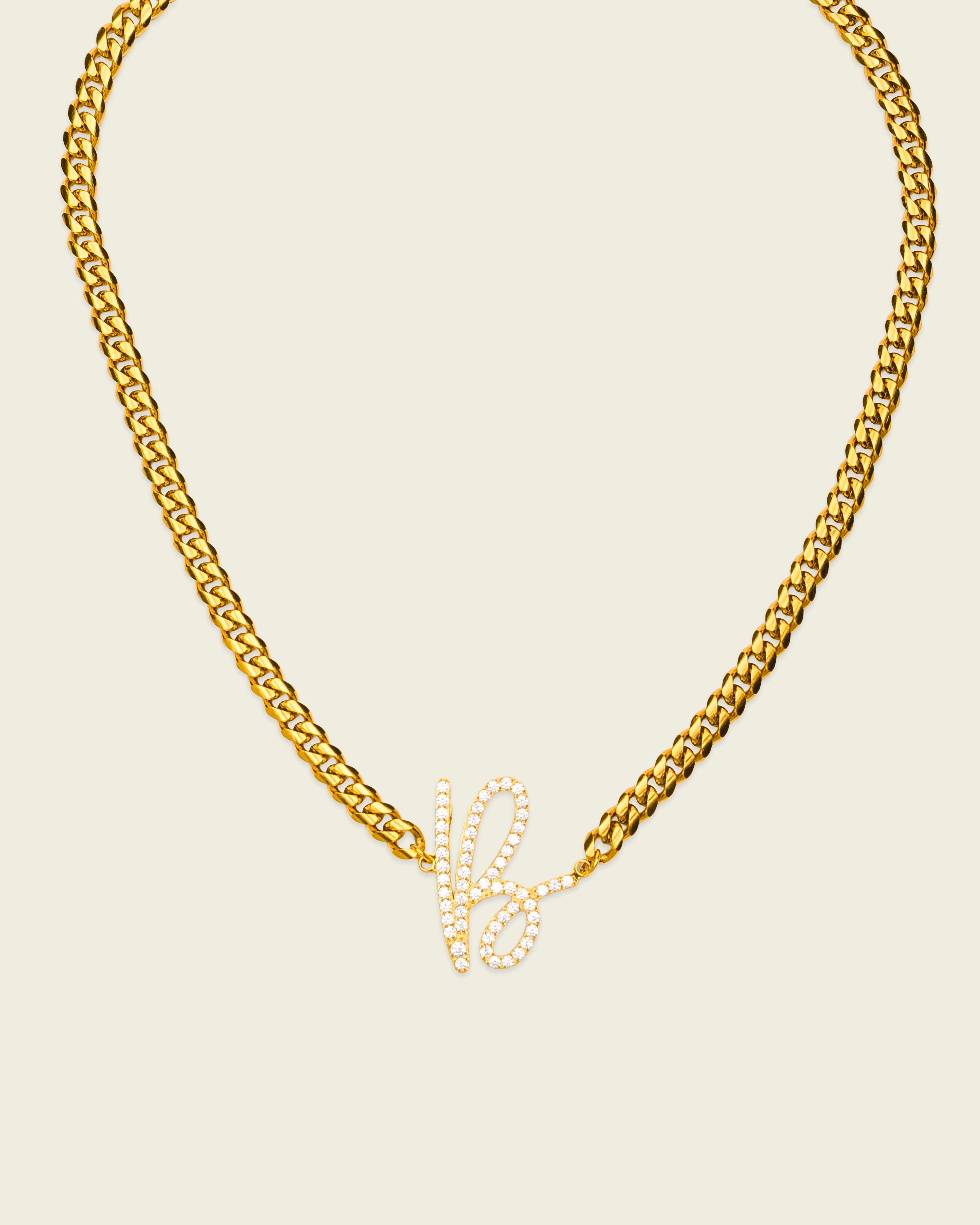 Santa Initial Necklace – WP