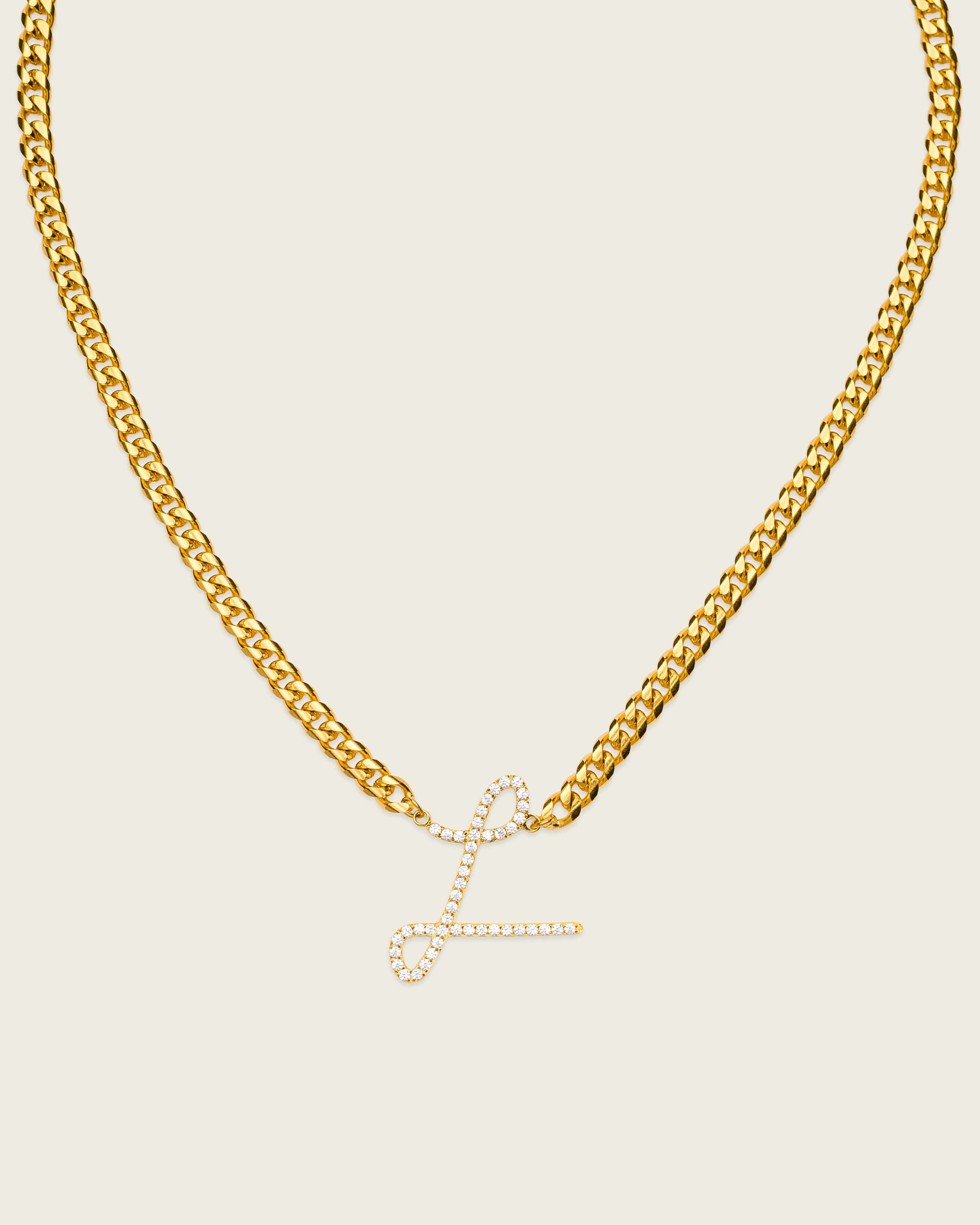 Santa Initial Necklace – WP