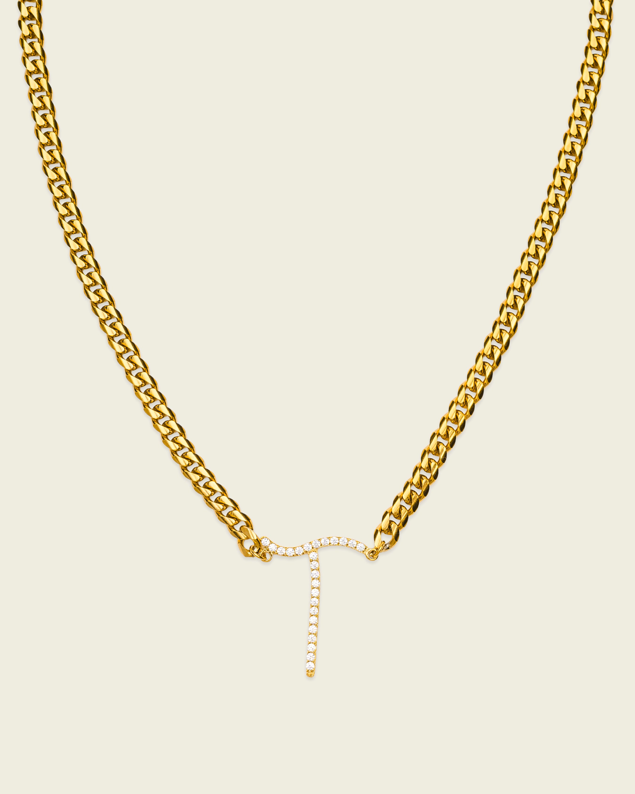 Santa Initial Necklace – WP