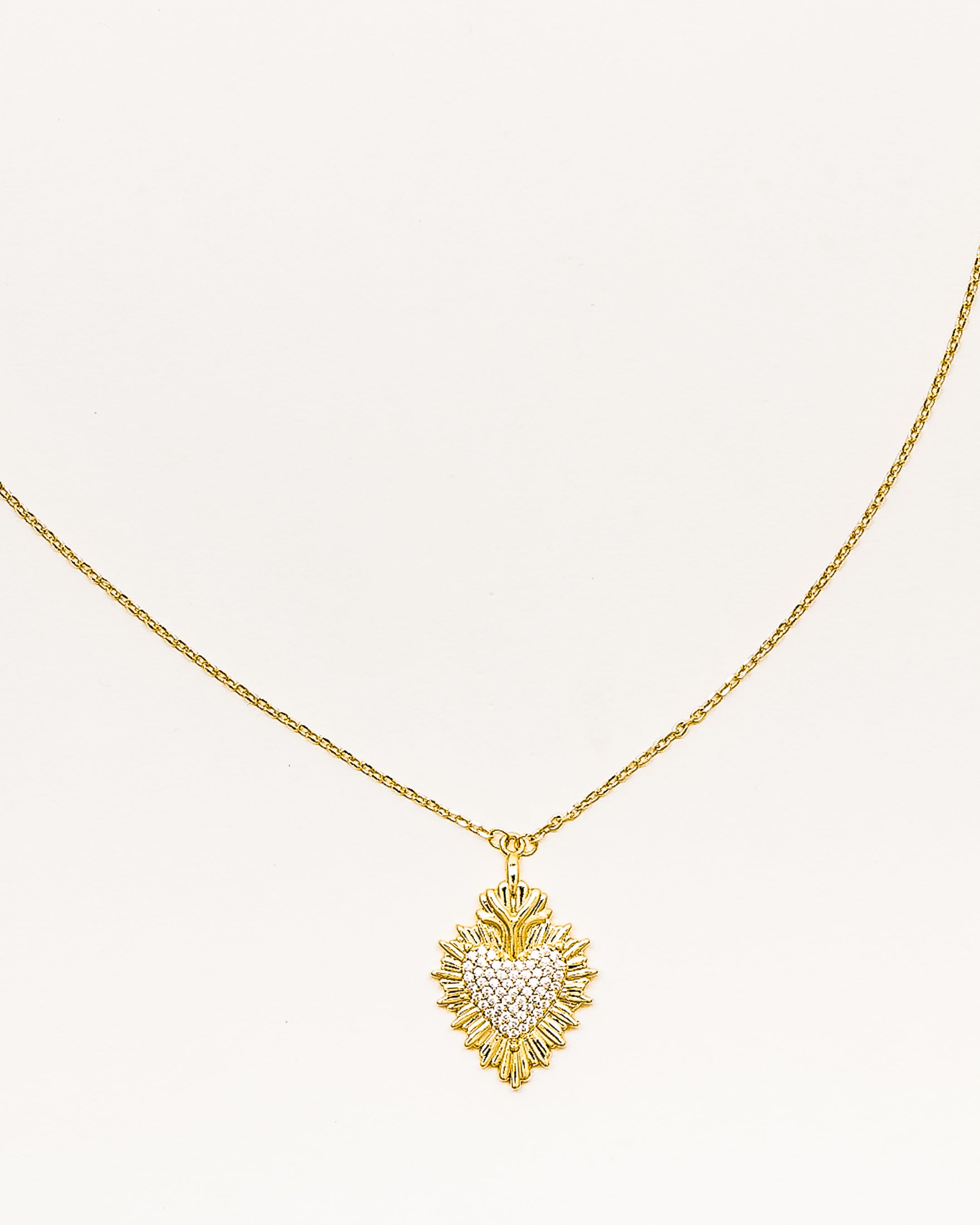 Corazon Diamante Solo Necklace