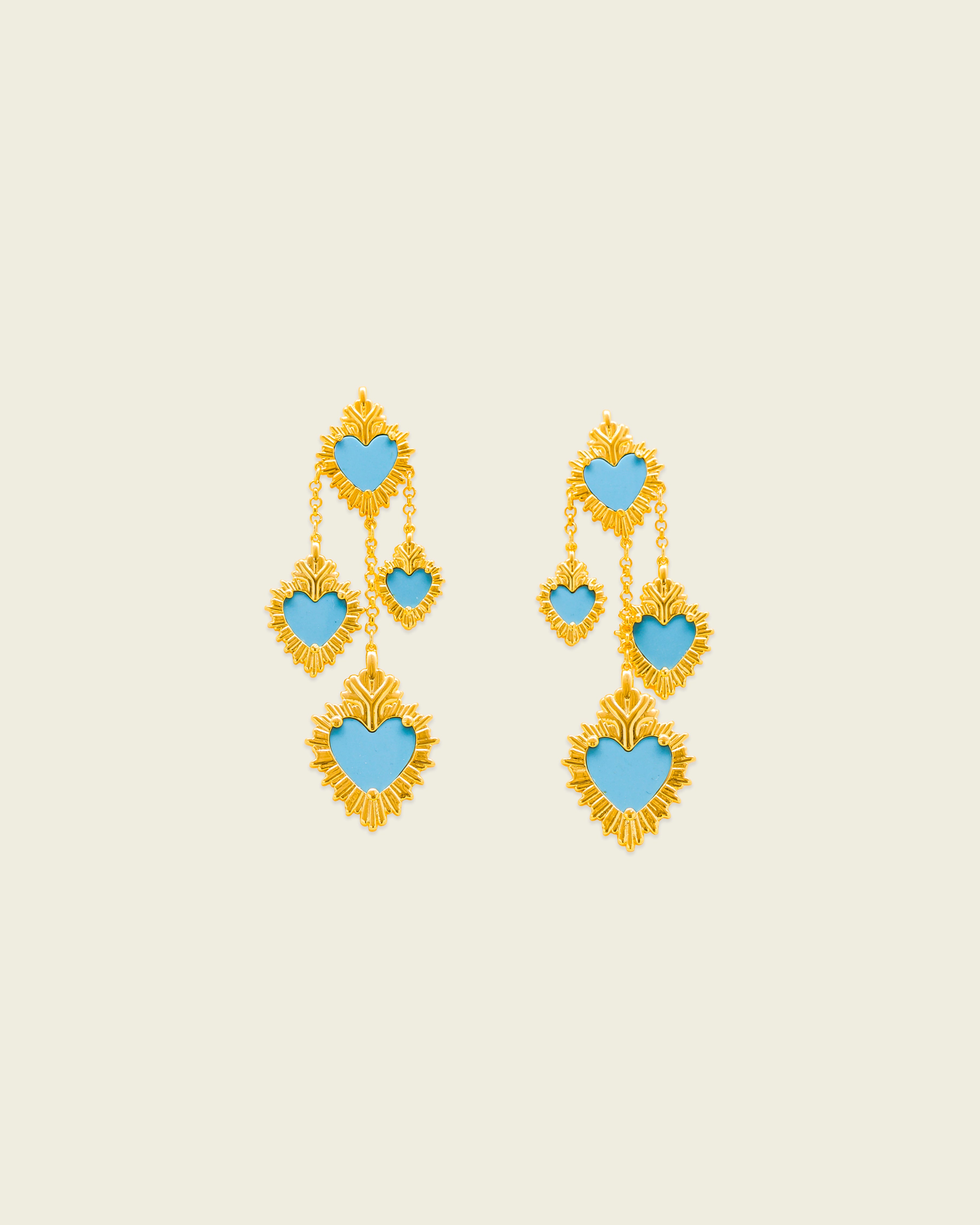 Corazón Chandelier Earrings