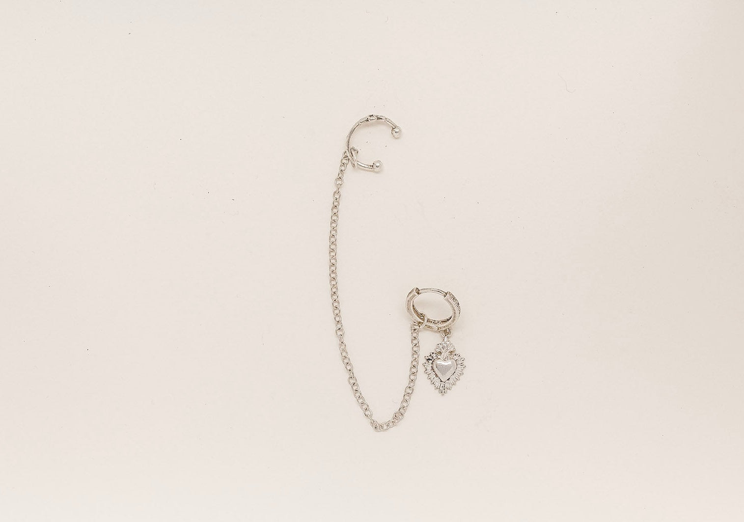La Reina Hoop & Cuff Earring