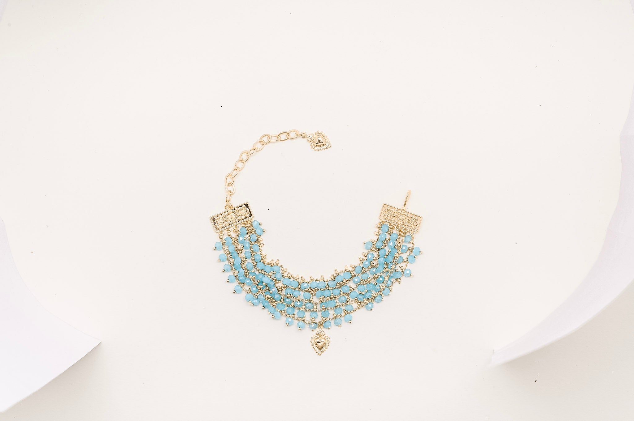 La Reina Crystal Layered Bracelet