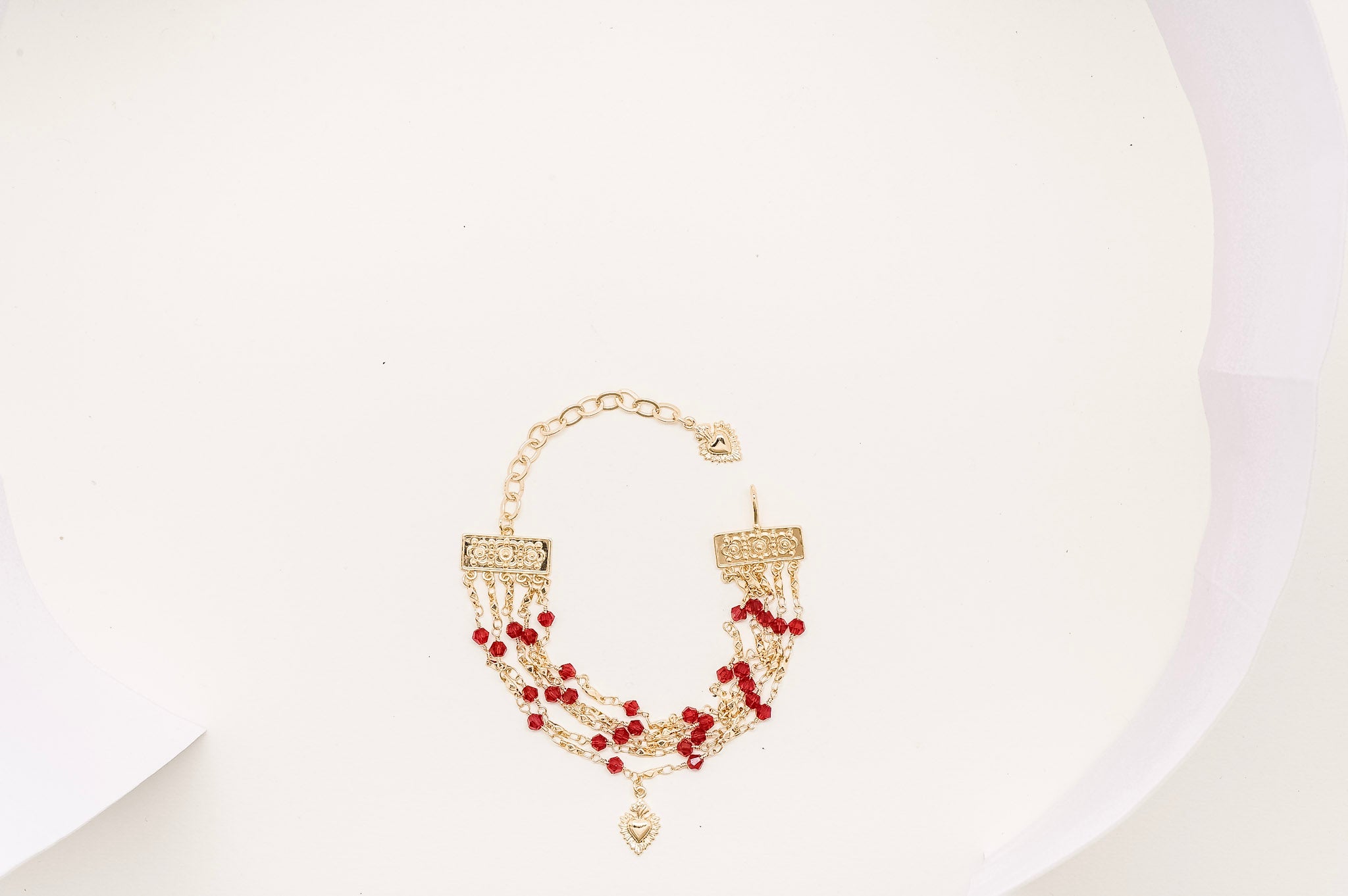 La Reina Crystal Layered Bracelet