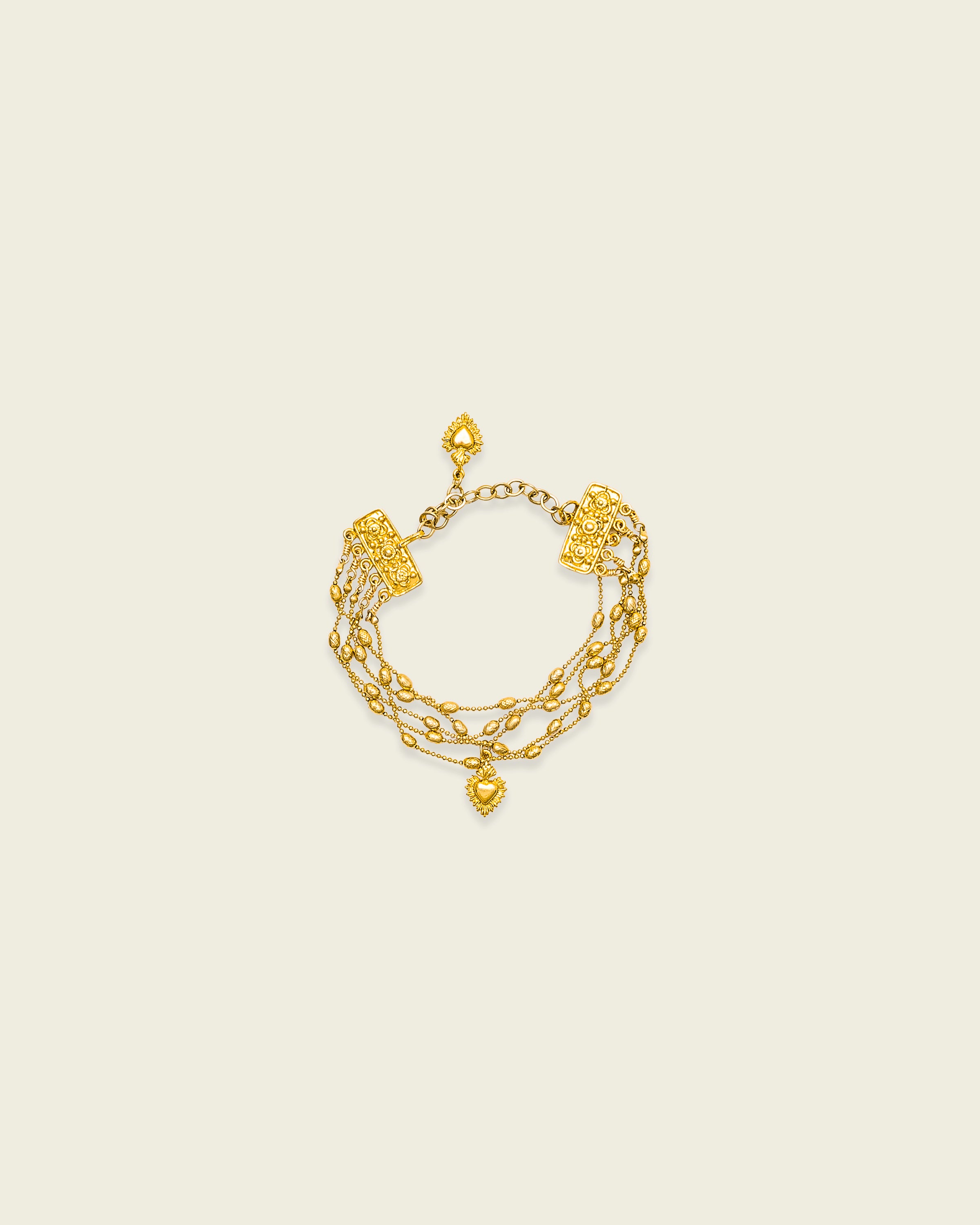 Santa Rosario Layered Choker