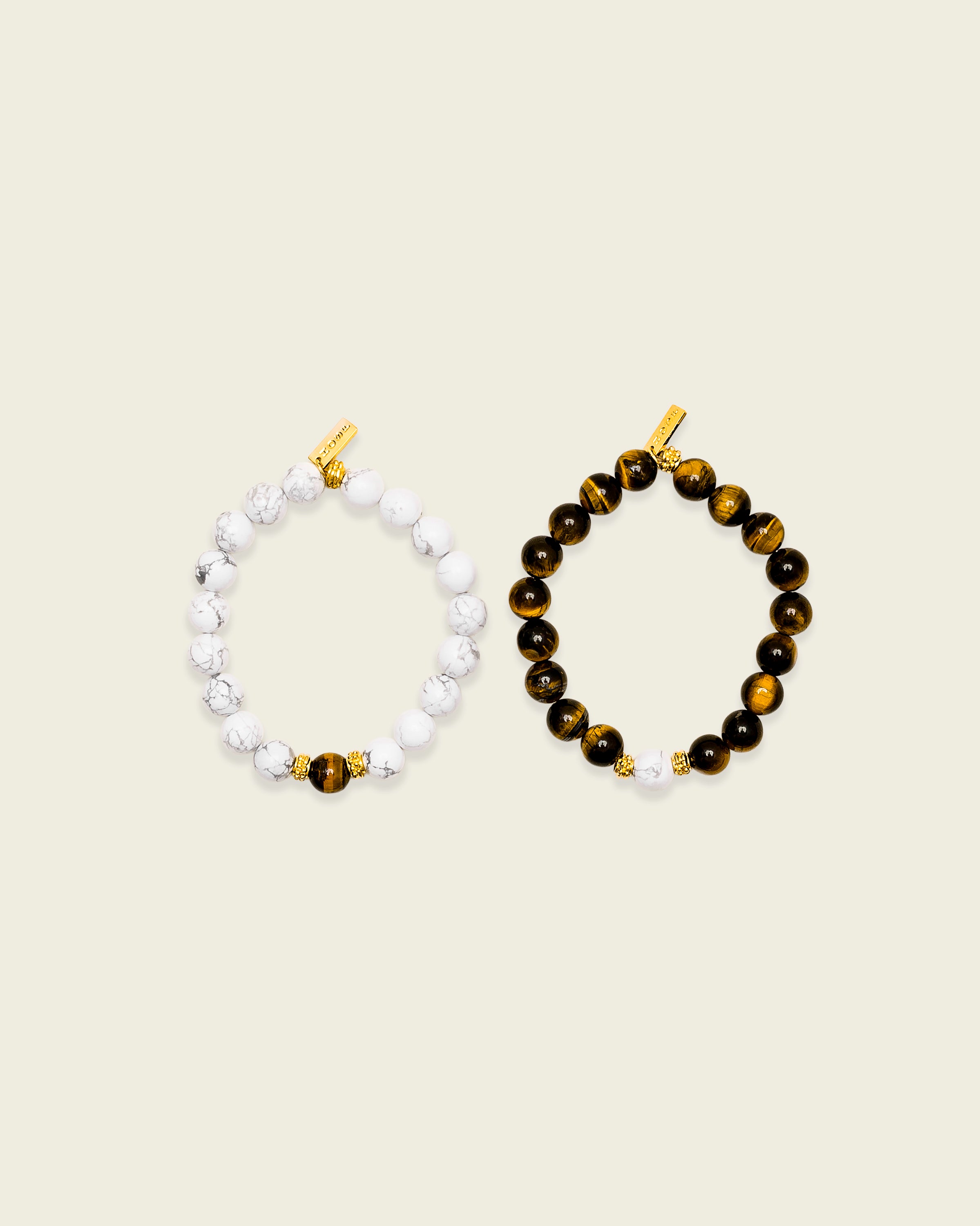 Stackable Stone Bracelets (Set of 2)